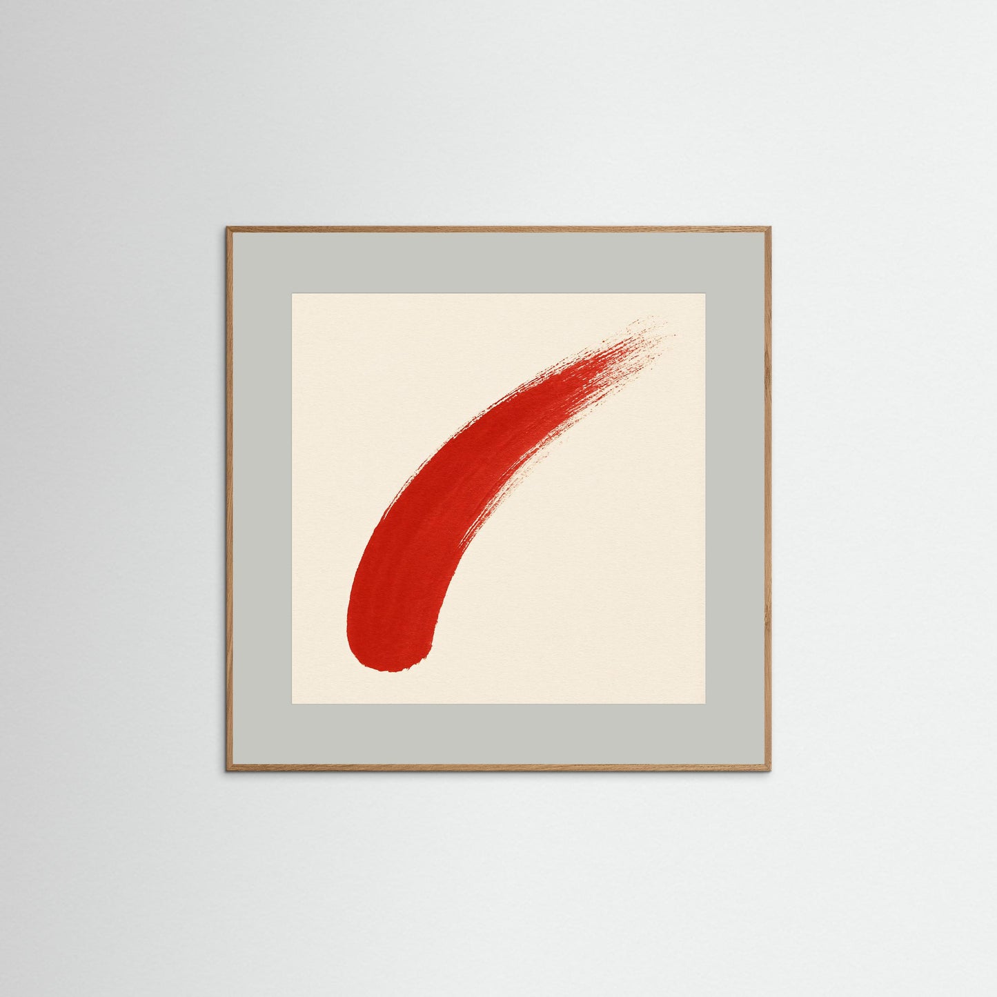 Red Gesture - The purity of minimalist abstraction