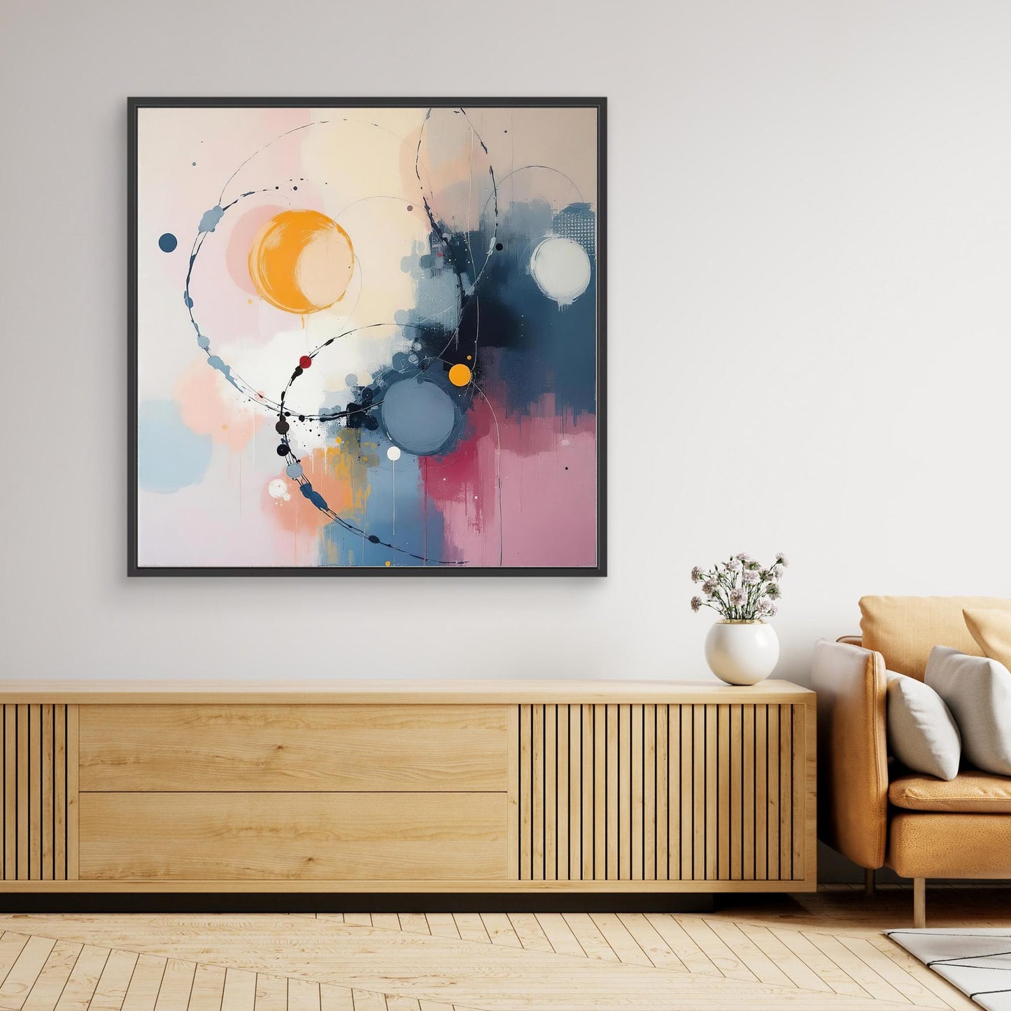 Orbital Lines - Lyrical/Gestural Abstraction Art Print