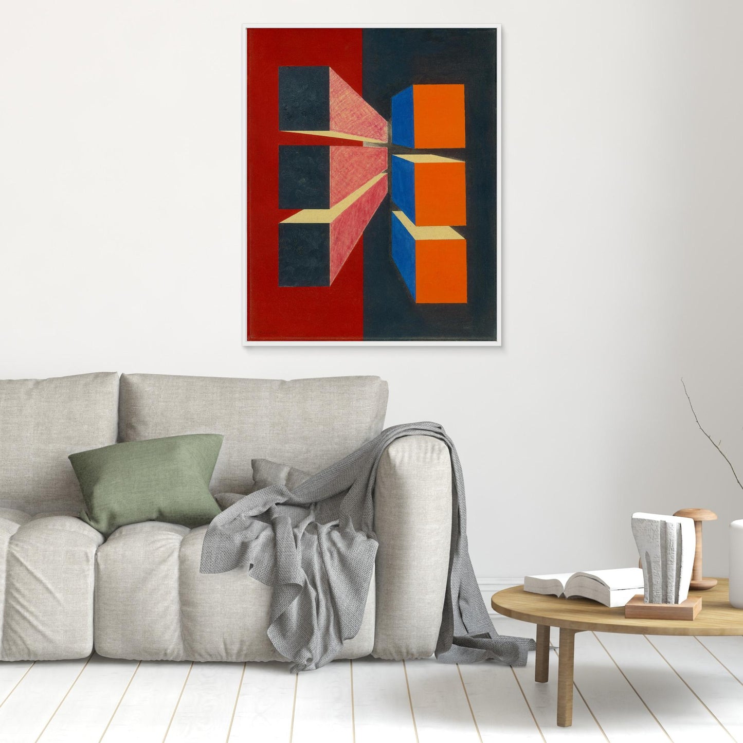 Cubi in Movimento - Geometric Abstraction mood with cubist explorations flair
