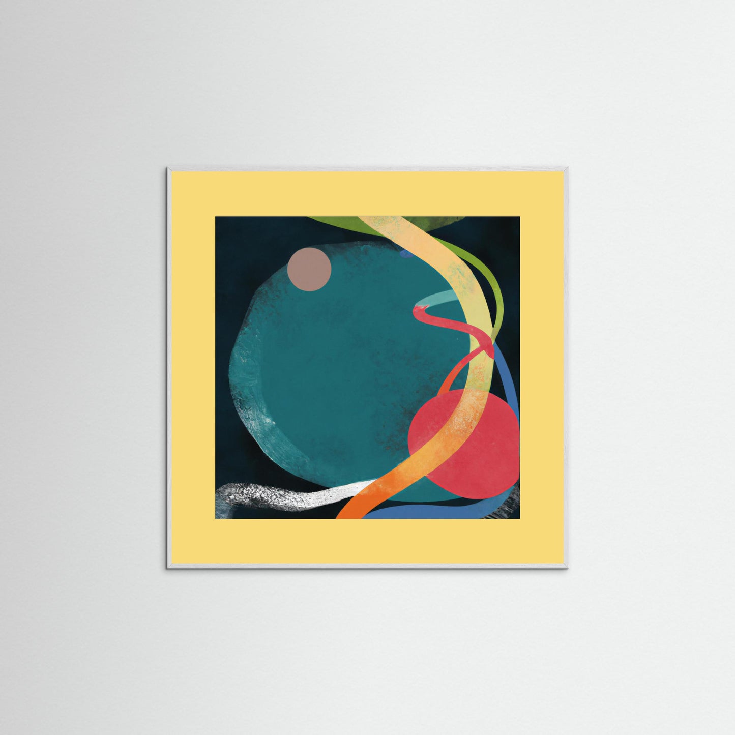Cosmic Flares - General Study in Geometric Abstraction - Bold and Refined