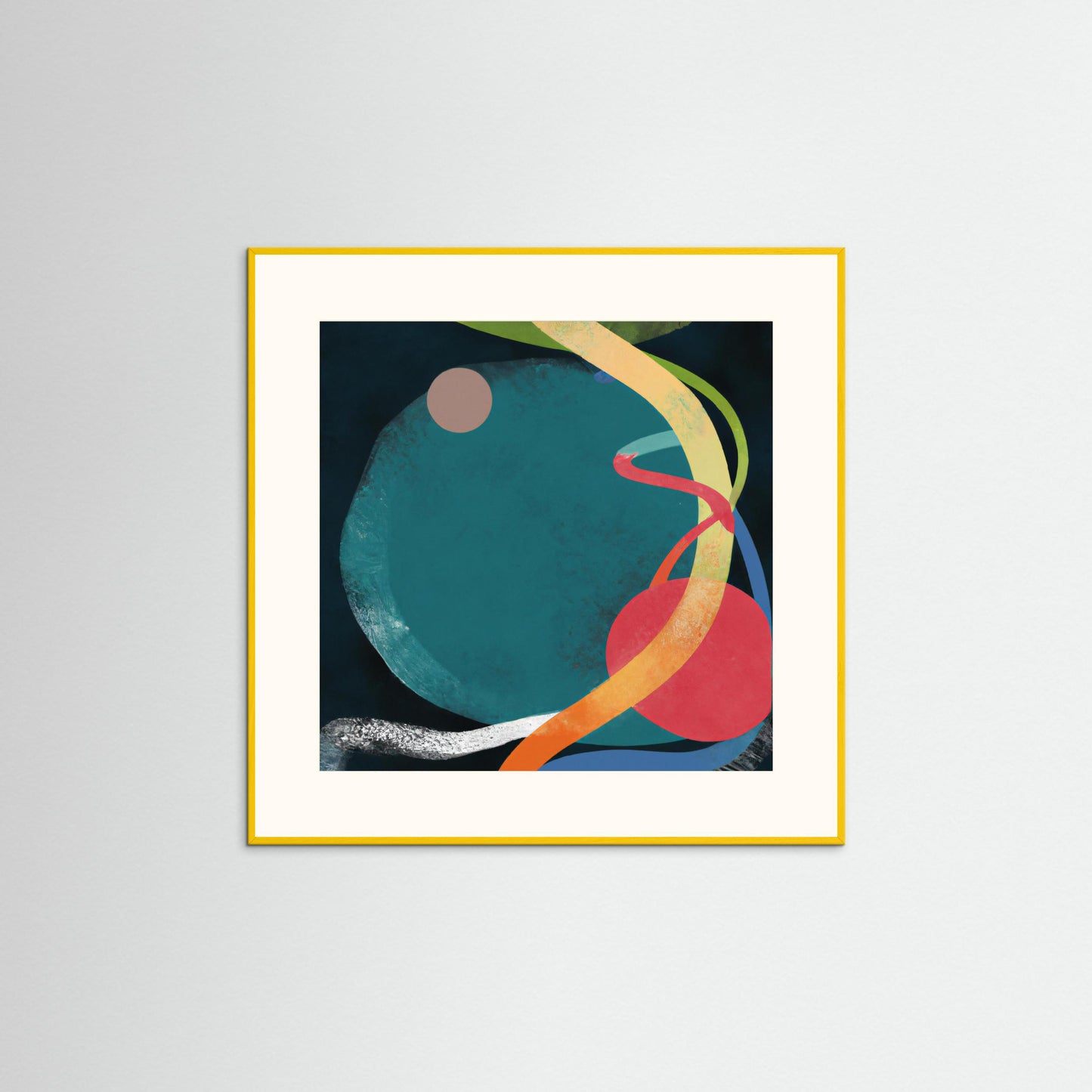 Cosmic Flares - General Study in Geometric Abstraction - Bold and Refined