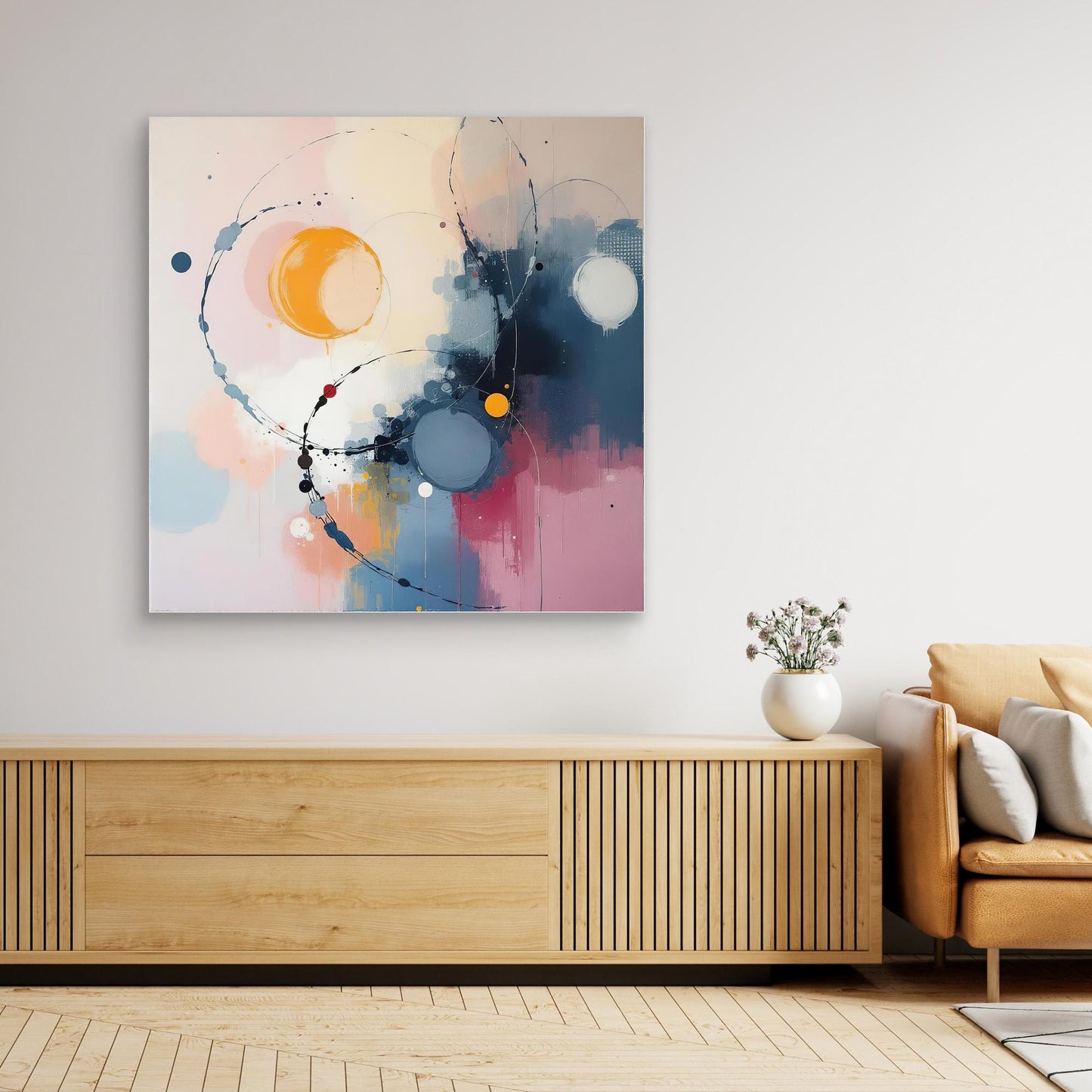 Orbital Lines - Lyrical/Gestural Abstraction Art Print