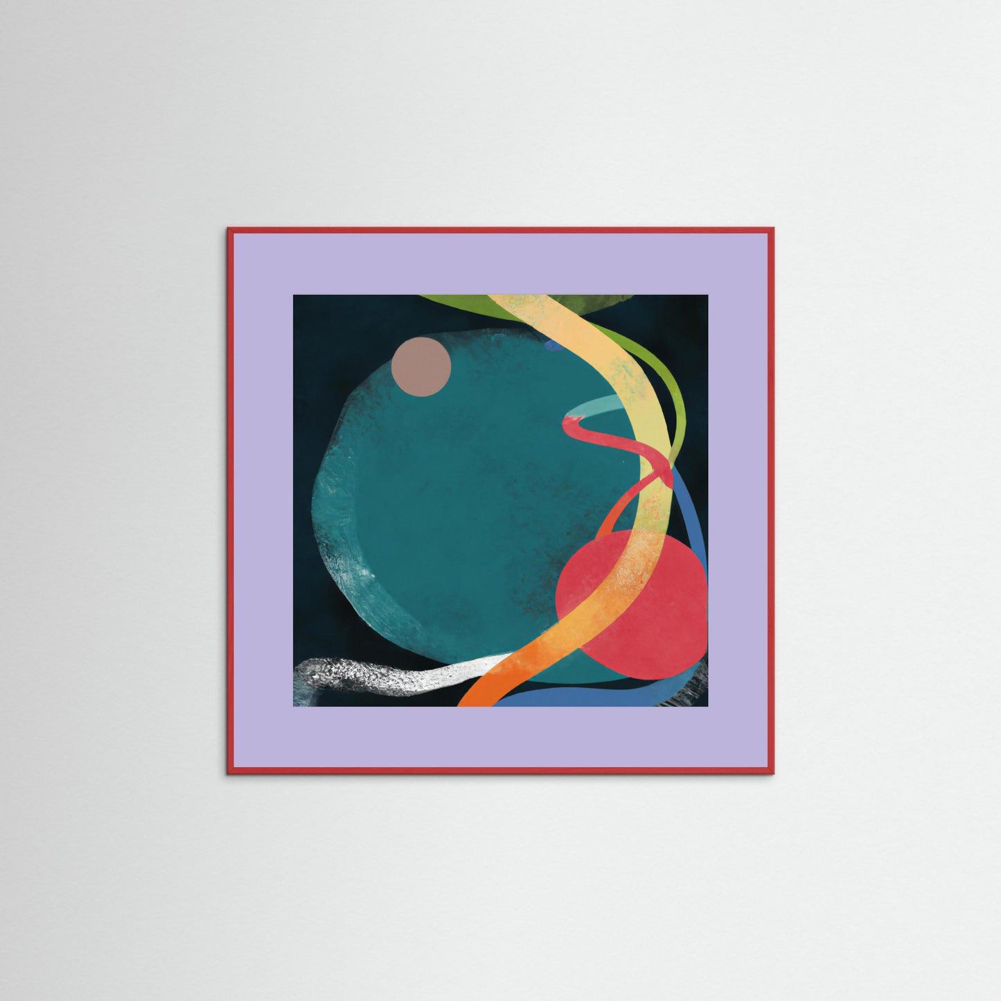 Cosmic Flares - General Study in Geometric Abstraction - Bold and Refined