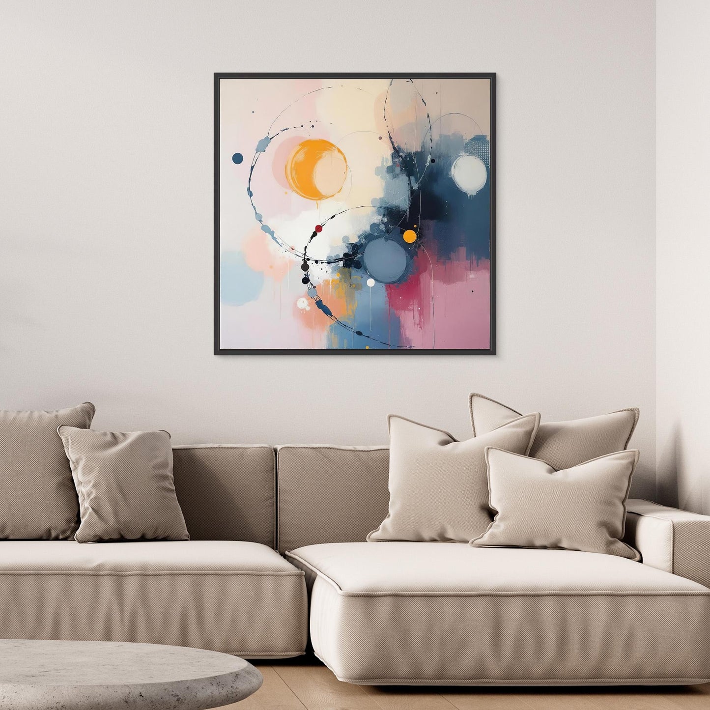 Orbital Lines - Lyrical/Gestural Abstraction Art Print