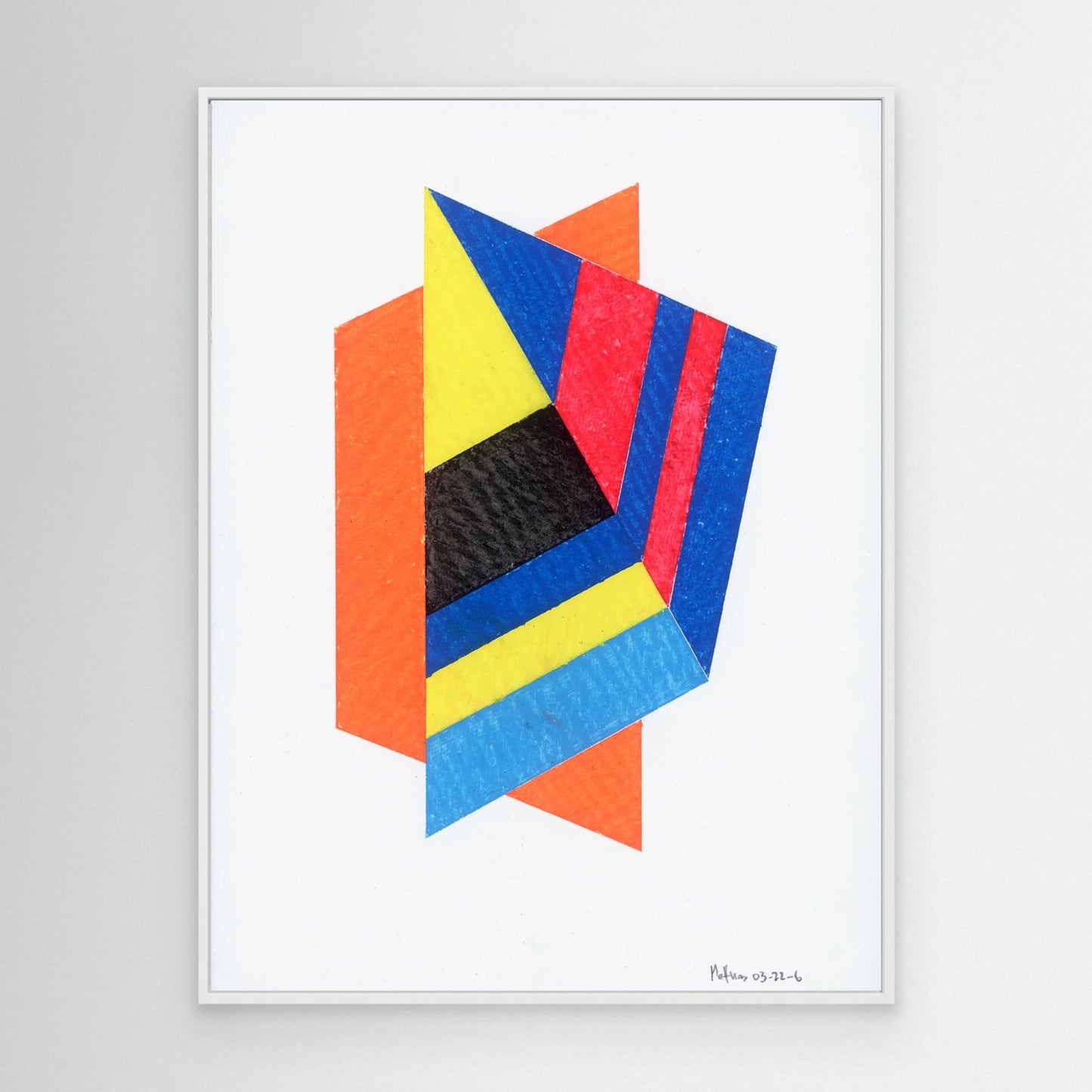 Prism Kite - Bauhaus Geometric Collage Art Print