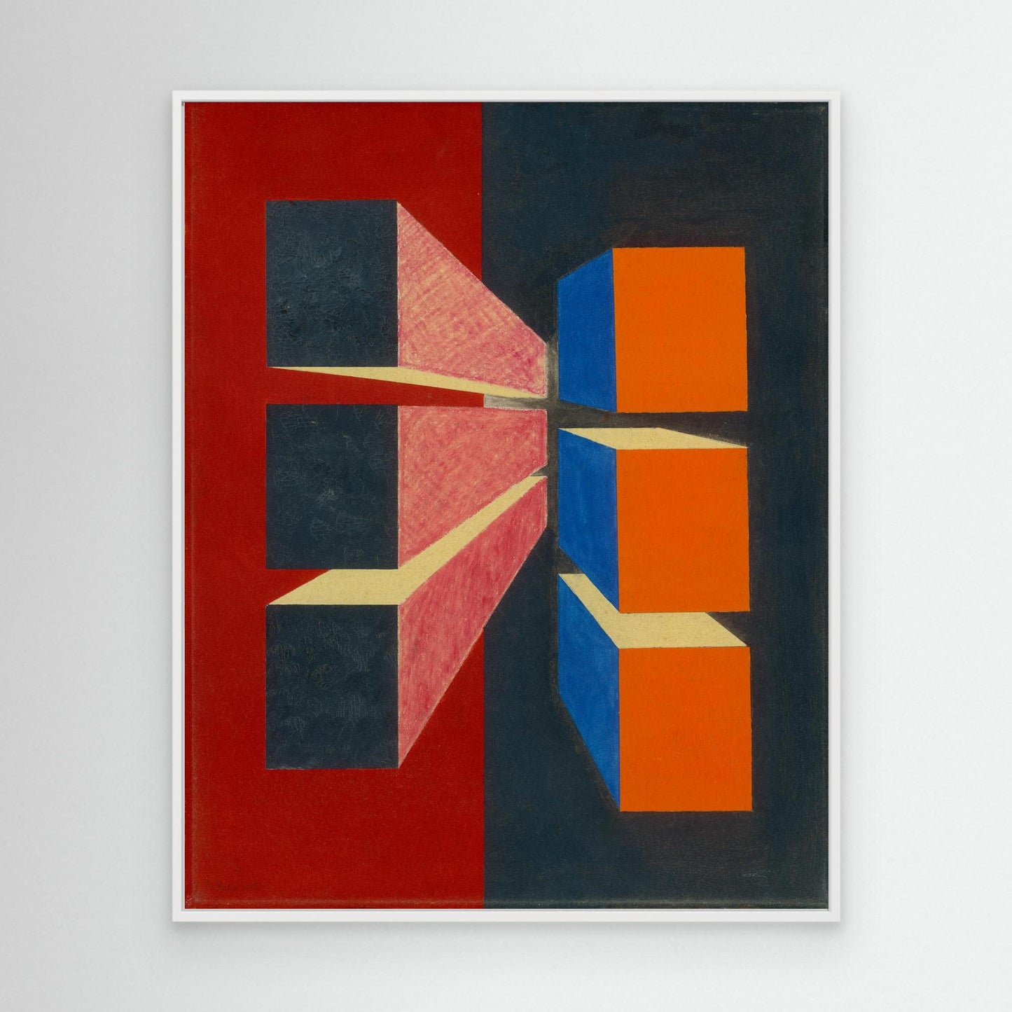 Cubi in Movimento - Geometric Abstraction mood with cubist explorations flair