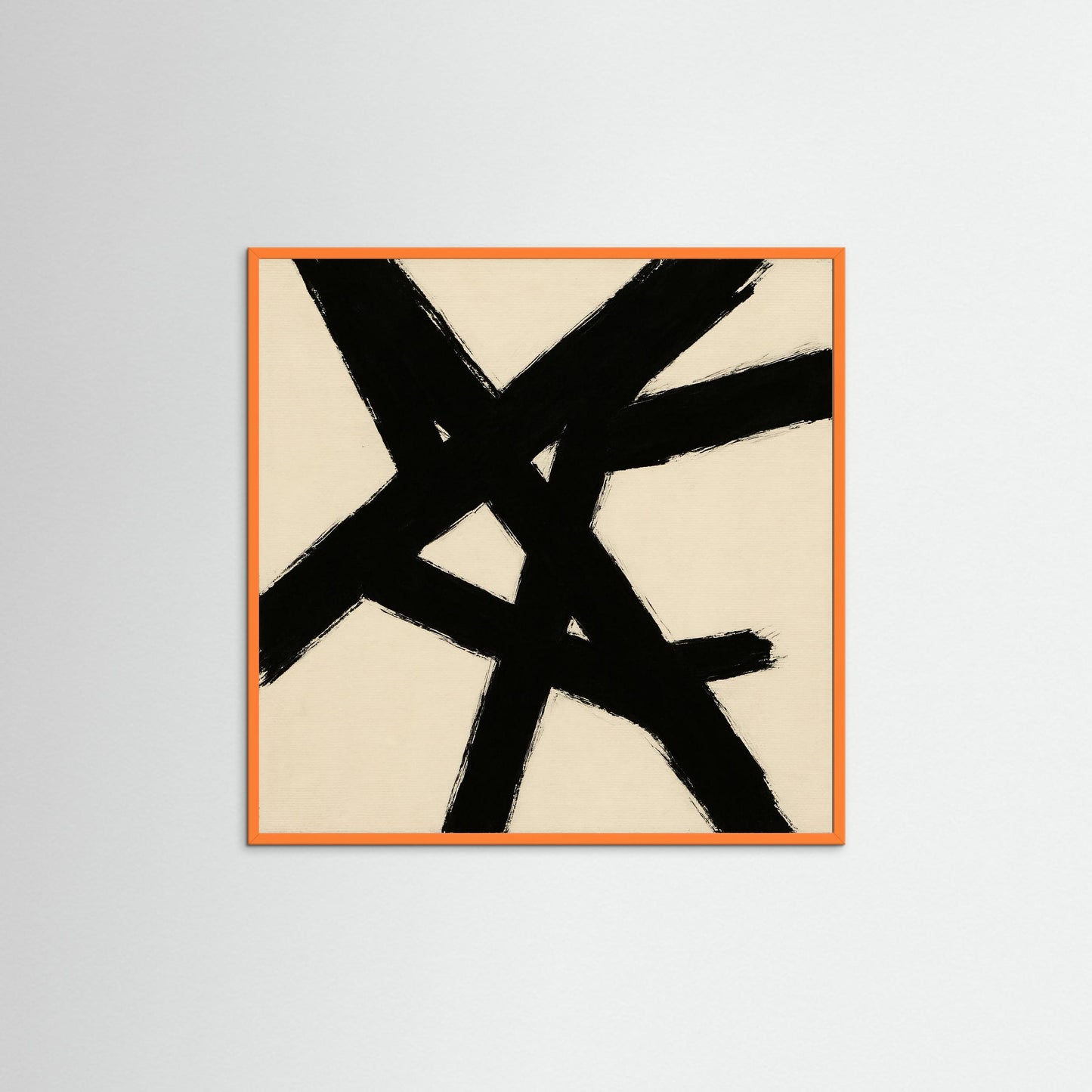 Intersecting Forces - Abstract Expressionism, Minimal Gestural Abstraction Art Print
