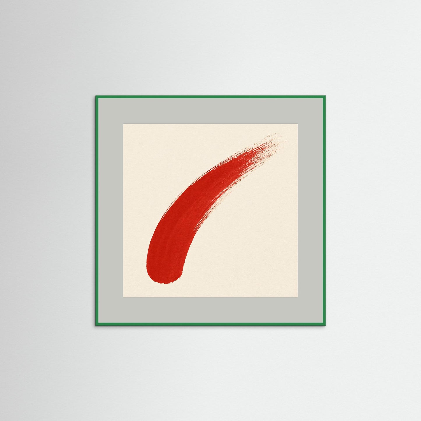 Red Gesture - The purity of minimalist abstraction