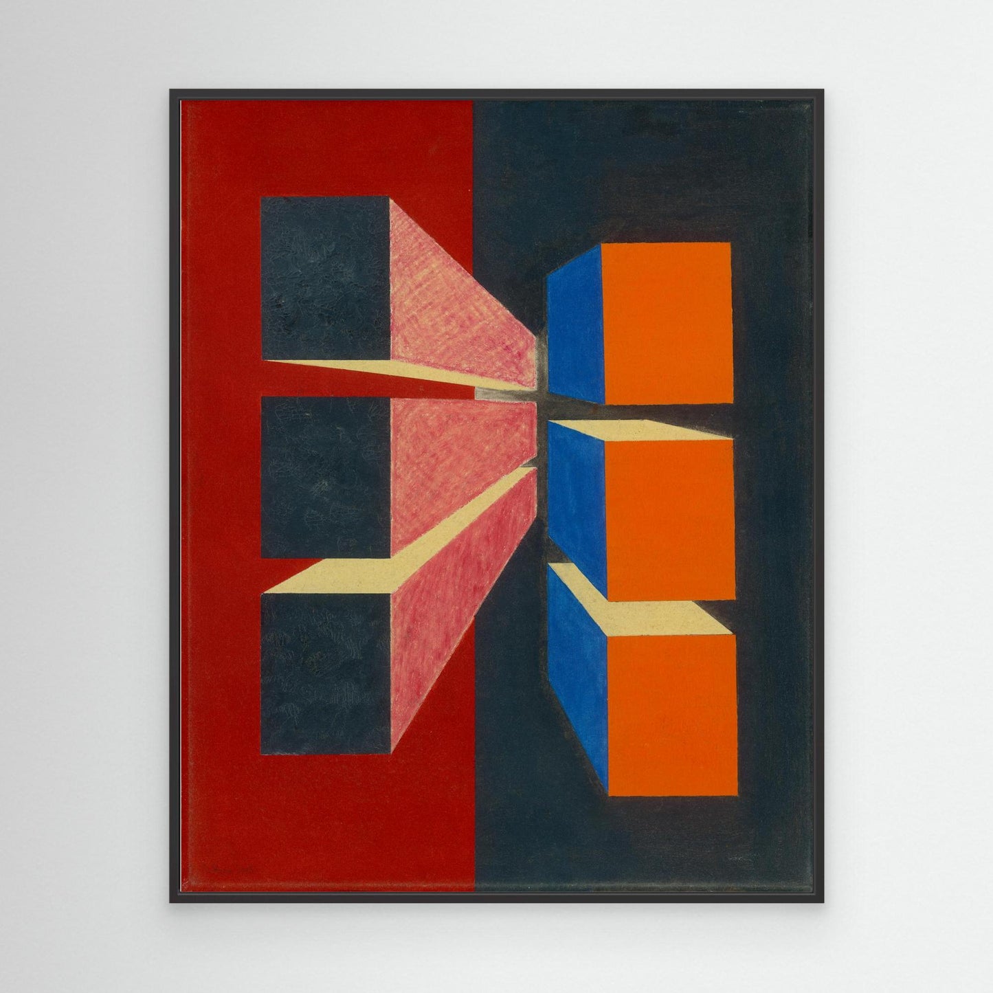 Cubi in Movimento - Geometric Abstraction mood with cubist explorations flair
