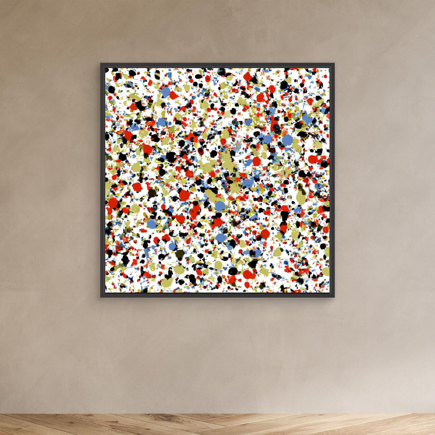 Kinetic Constellation - Action Drip Abstract Art Print