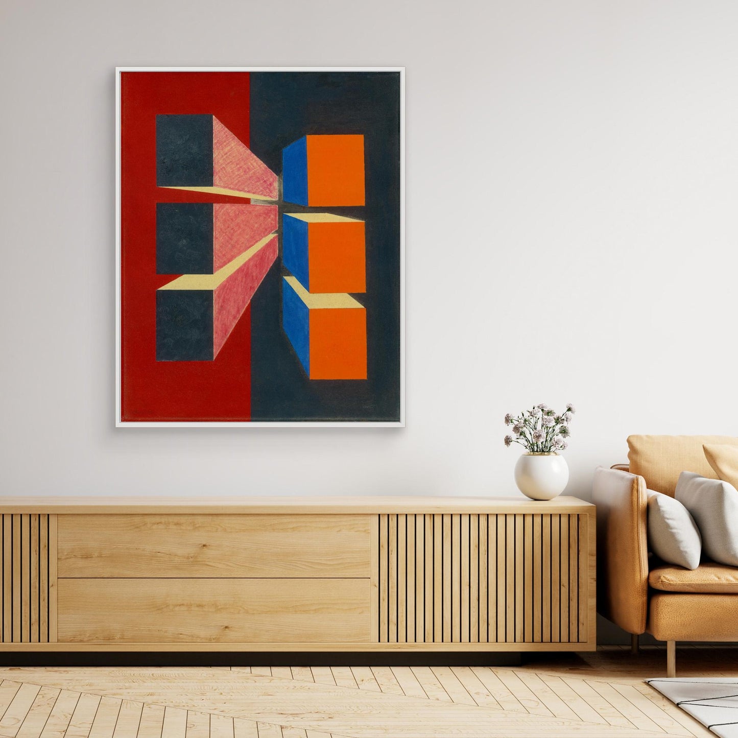 Cubi in Movimento - Geometric Abstraction mood with cubist explorations flair