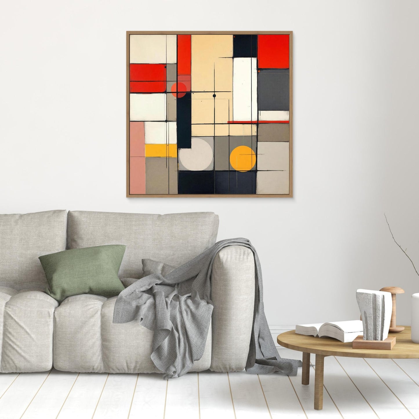 Metro Grid - Constructivist Geometry Art Print