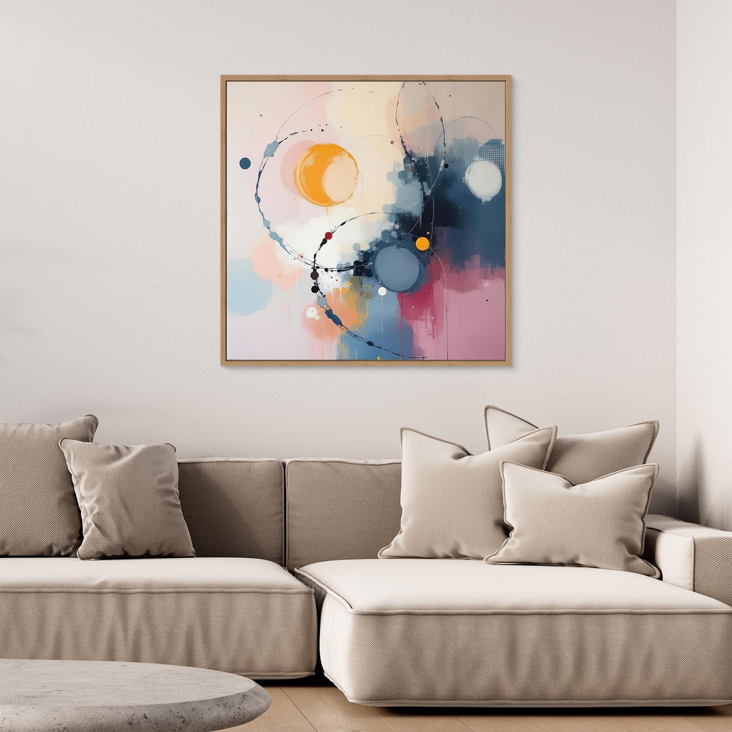Orbital Lines - Lyrical/Gestural Abstraction Art Print