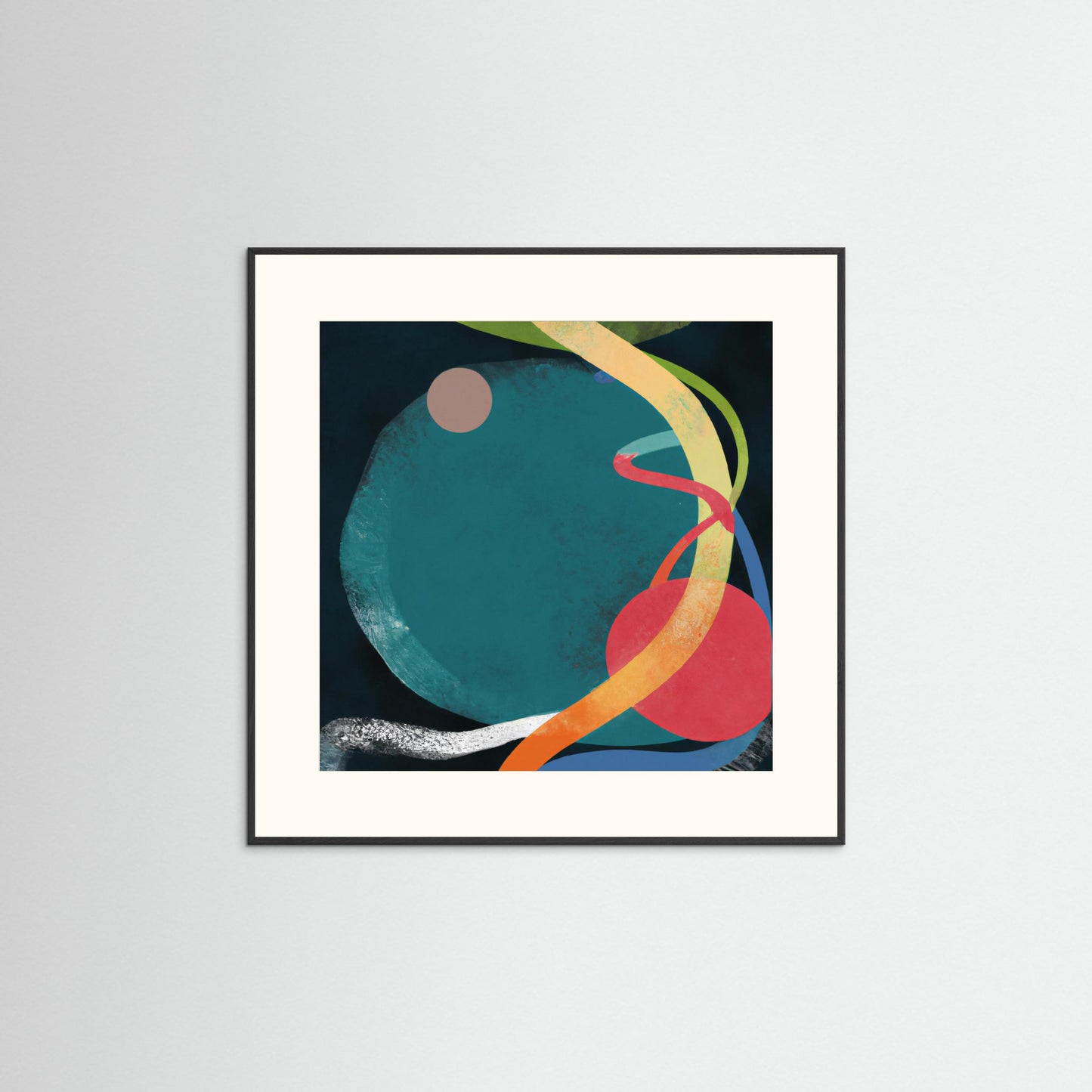 Cosmic Flares - General Study in Geometric Abstraction - Bold and Refined