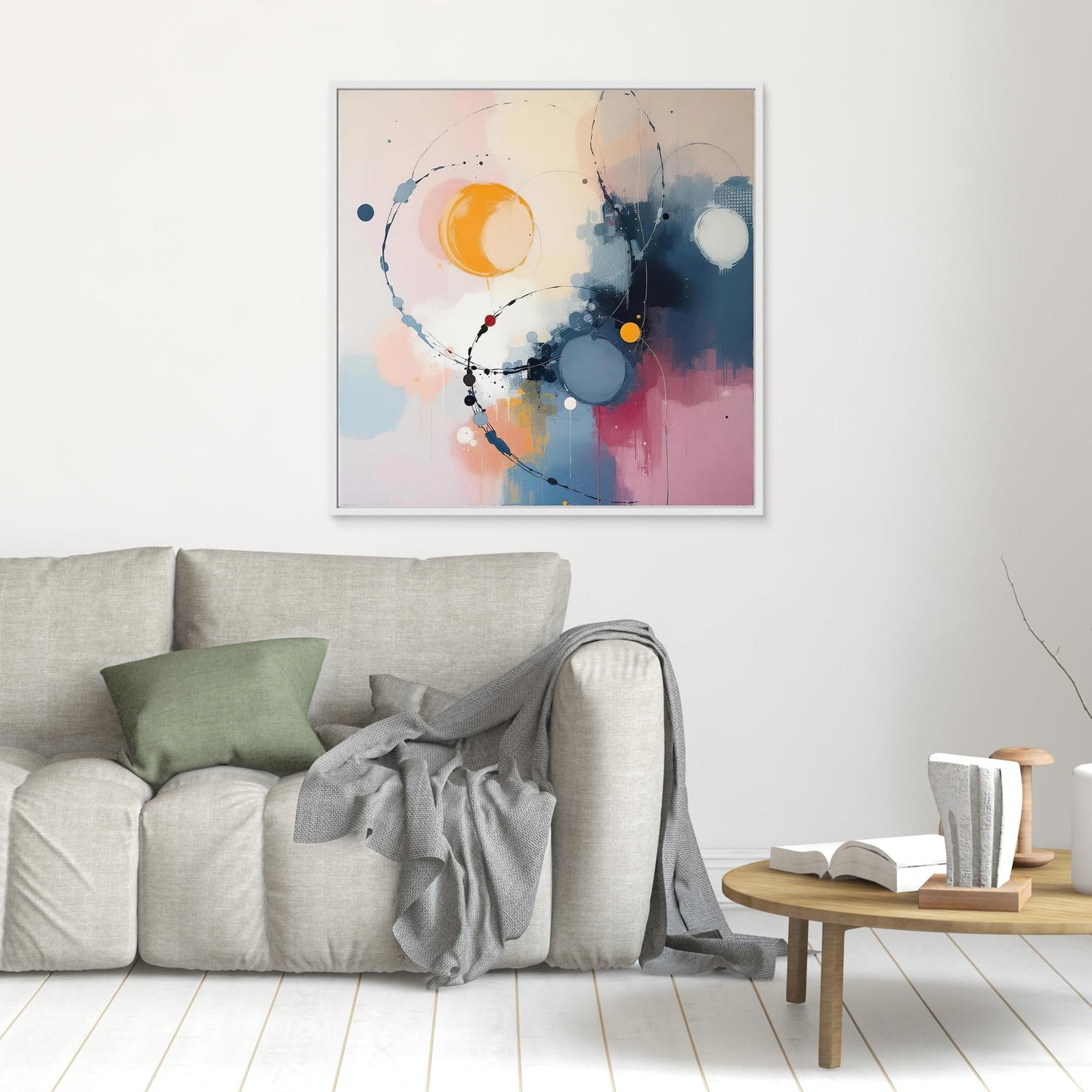 Orbital Lines - Lyrical/Gestural Abstraction Art Print