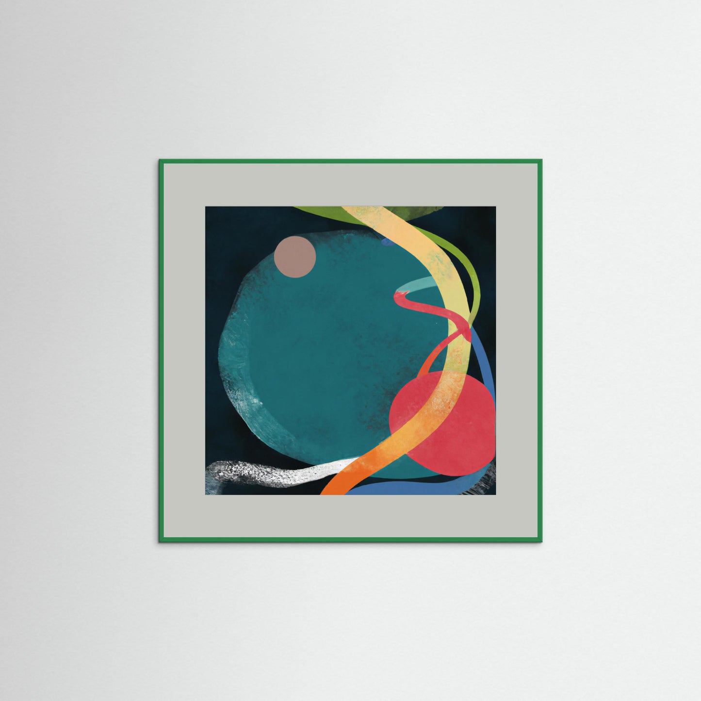 Cosmic Flares - General Study in Geometric Abstraction - Bold and Refined
