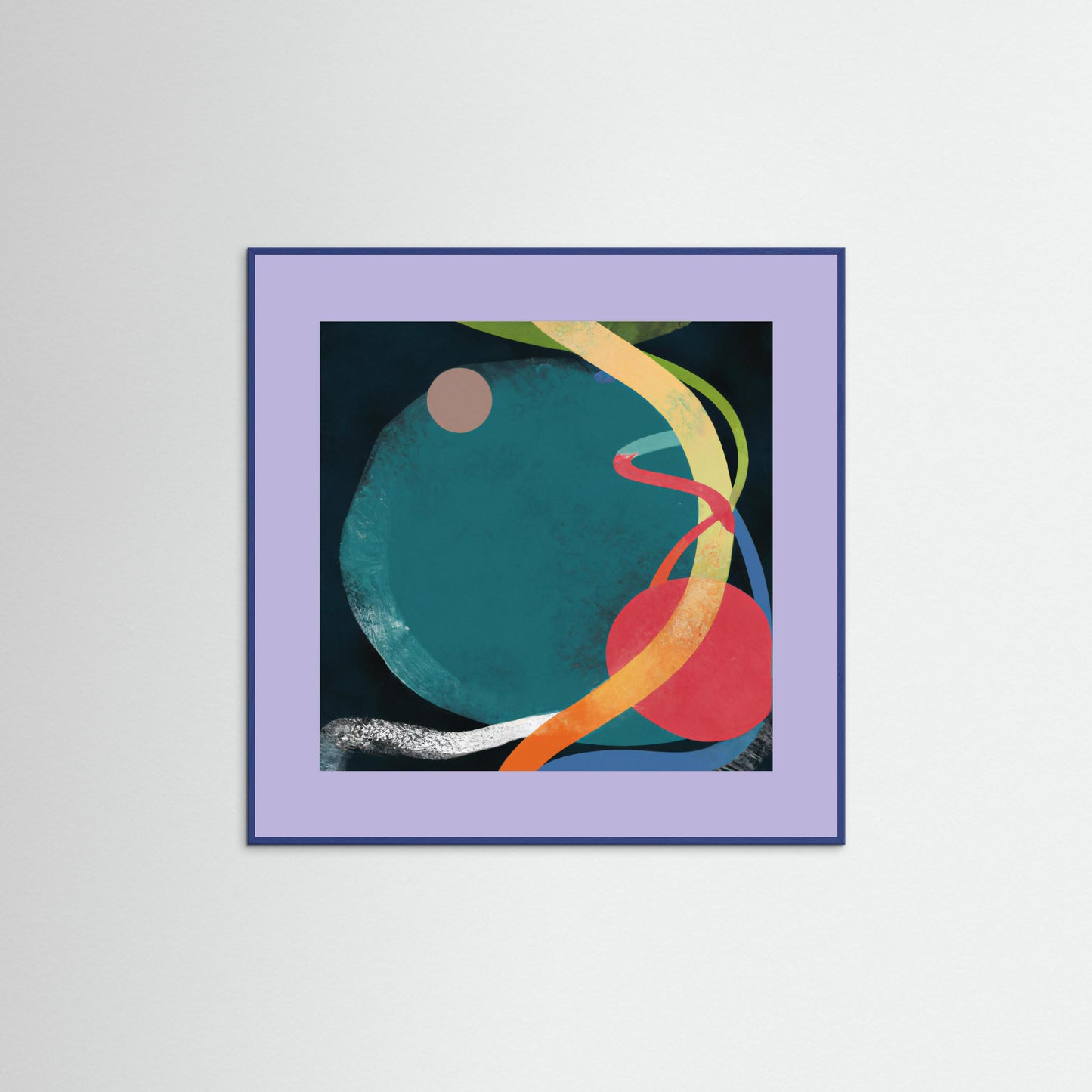 Cosmic Flares - General Study in Geometric Abstraction - Bold and Refined