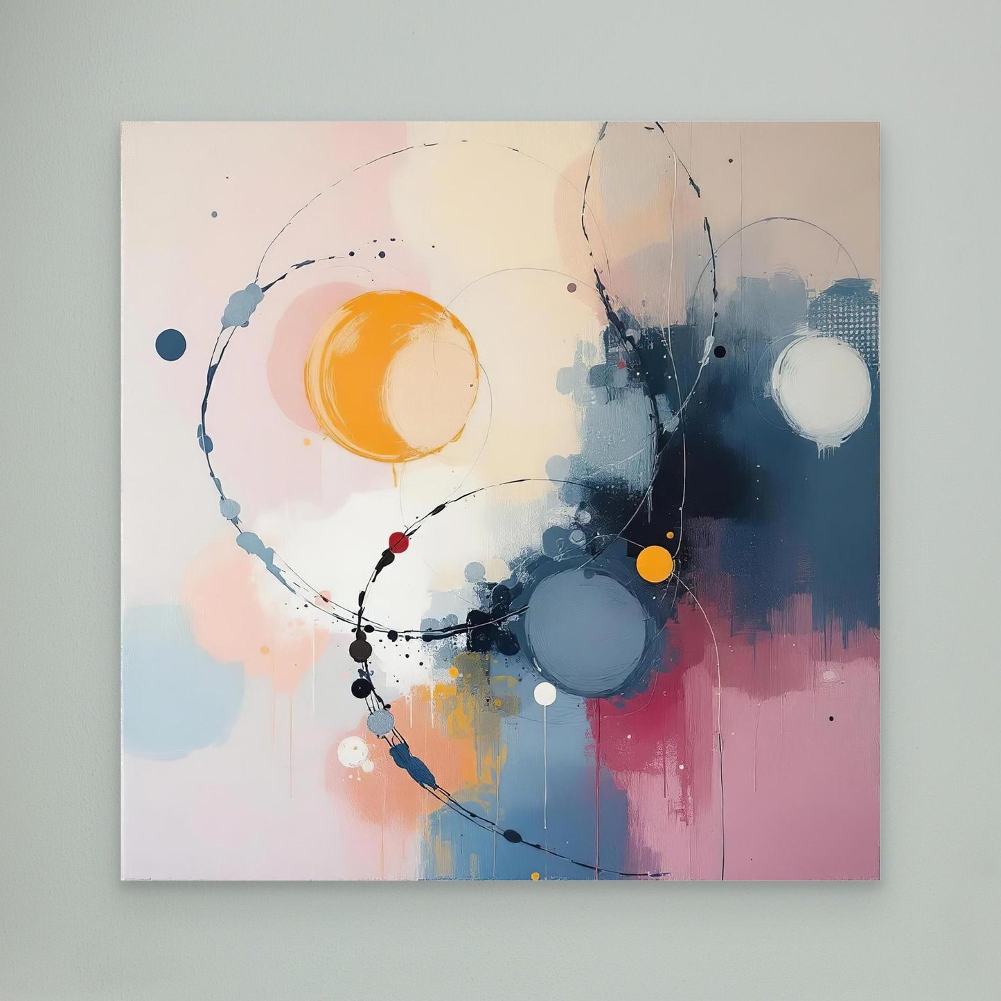 Orbital Lines - Lyrical/Gestural Abstraction Art Print