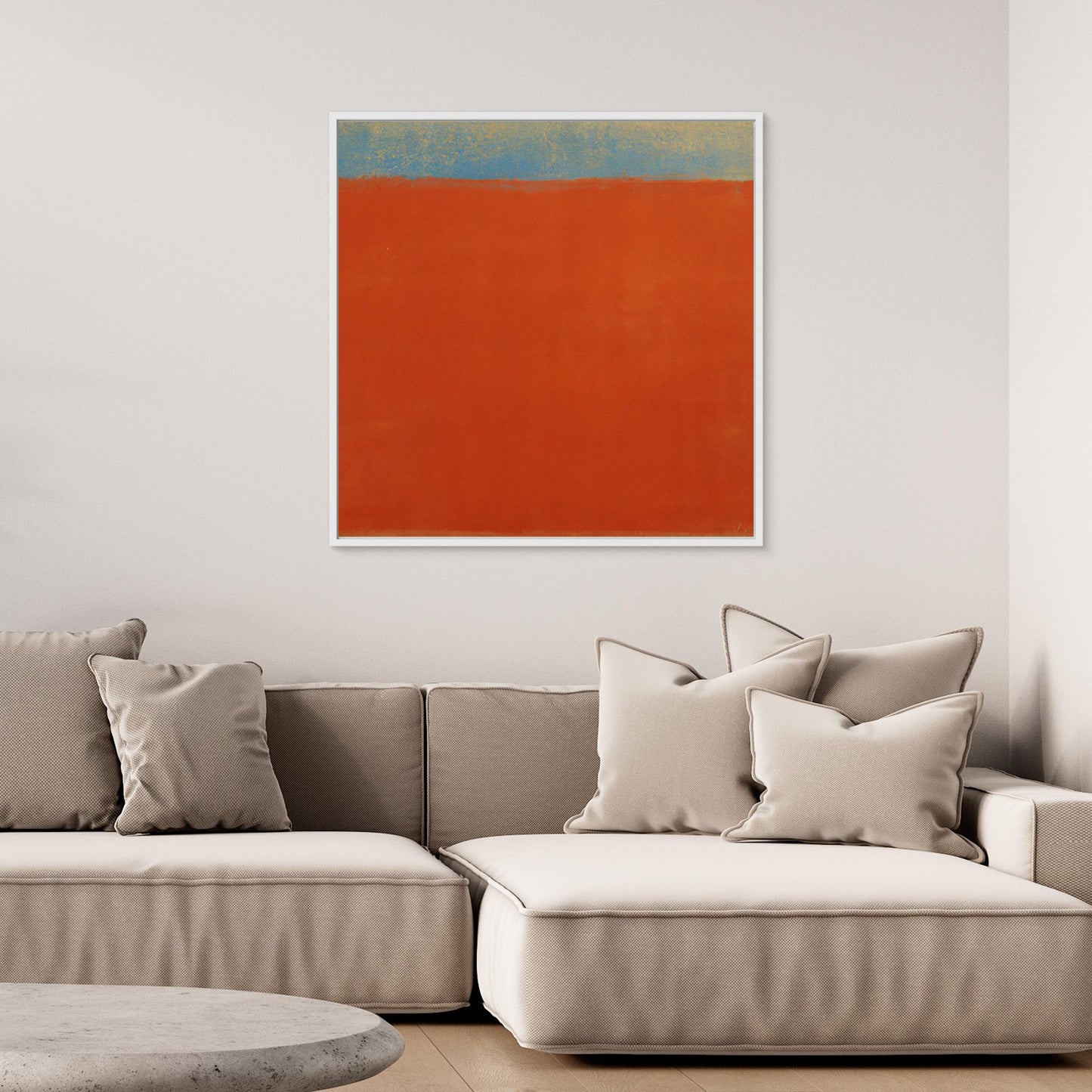 Flux of Reflection - Colorfield Intensity against Calm