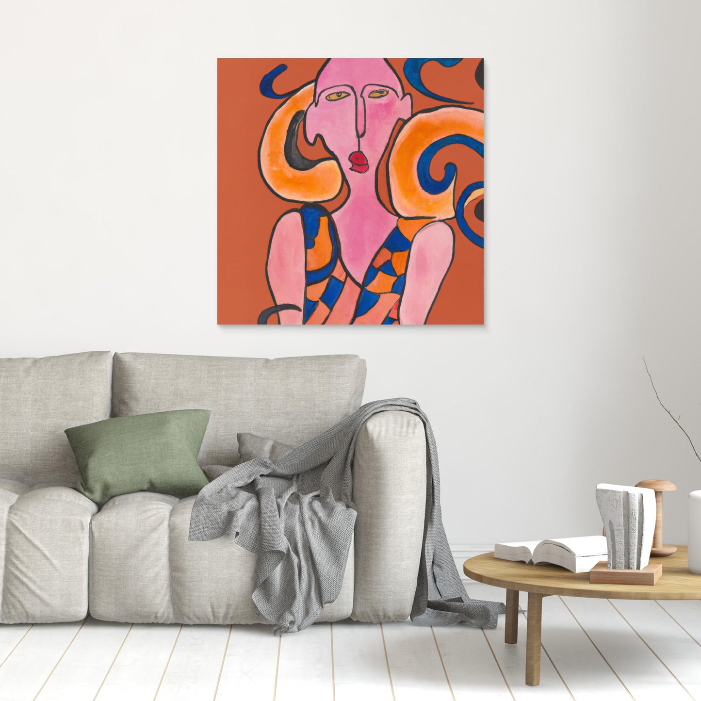Mask of Mind - Picasso Inspired study in figurative abstraction