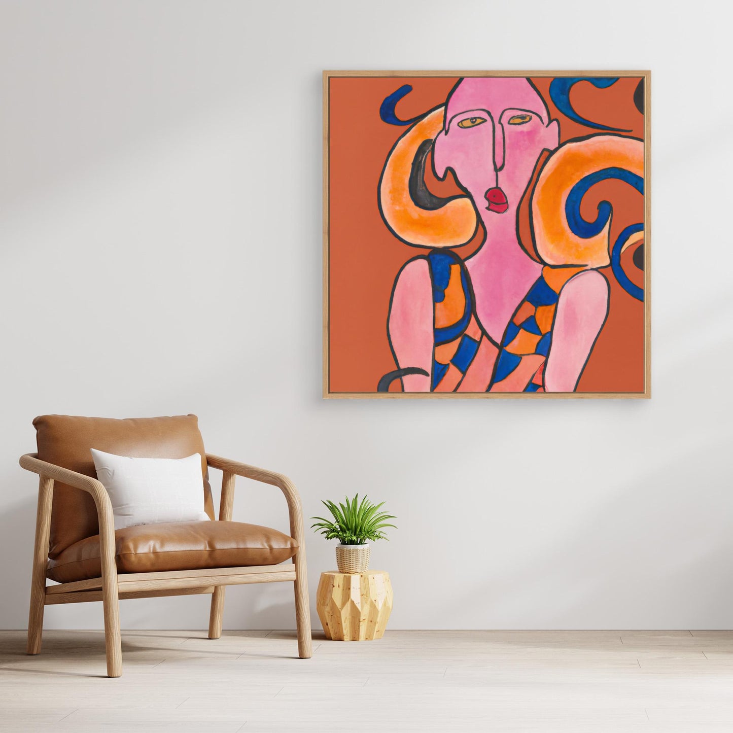 Mask of Mind - Picasso Inspired study in figurative abstraction