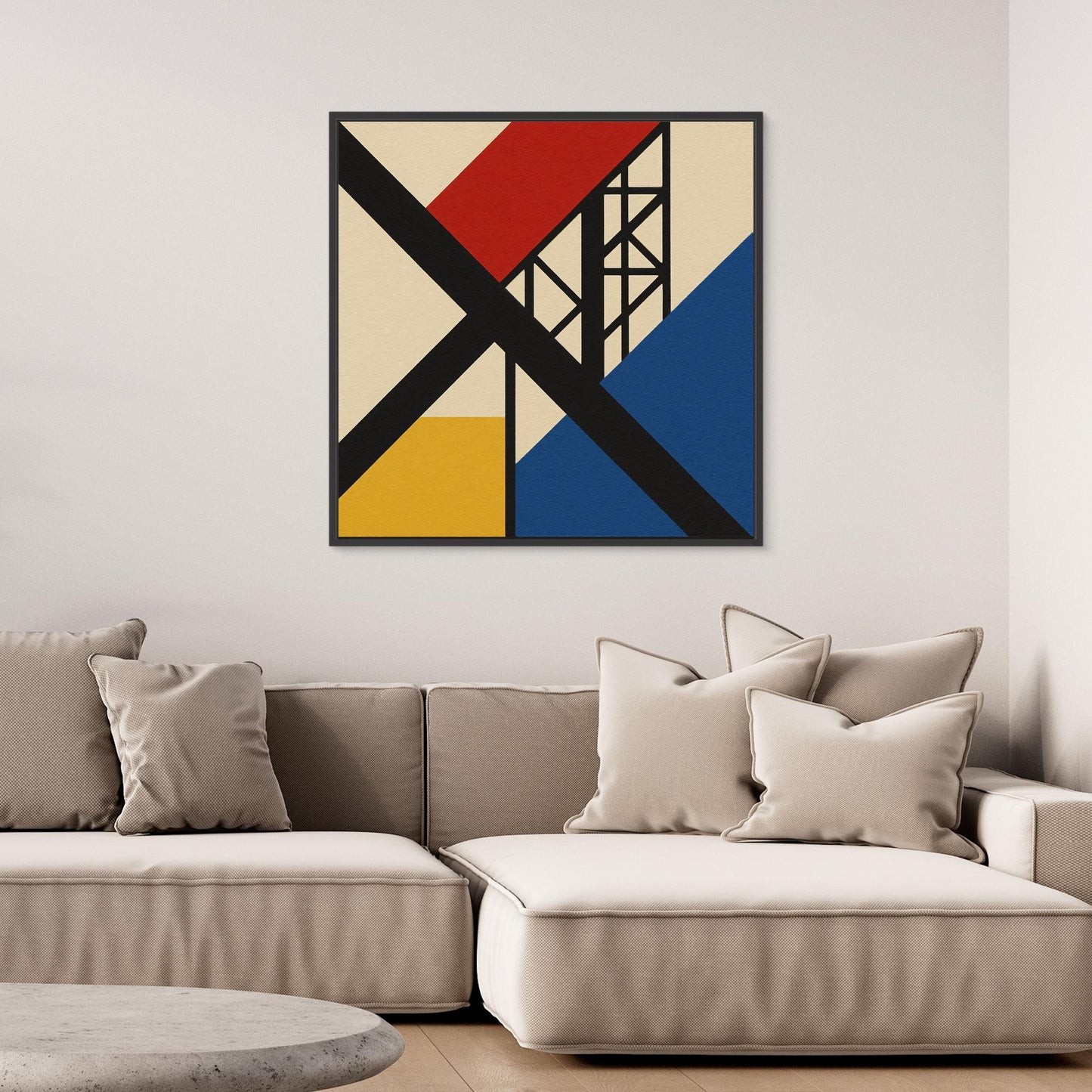 Diagonal Truss - Bauhaus Framework Study