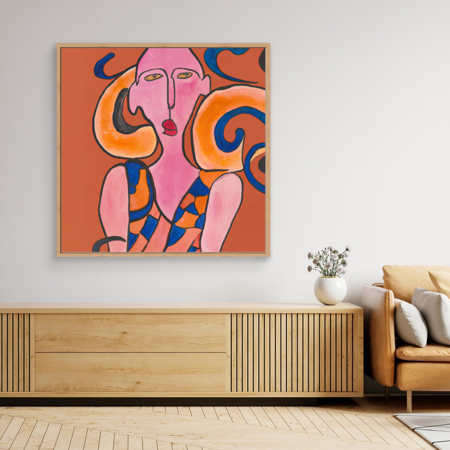Mask of Mind - Picasso Inspired study in figurative abstraction