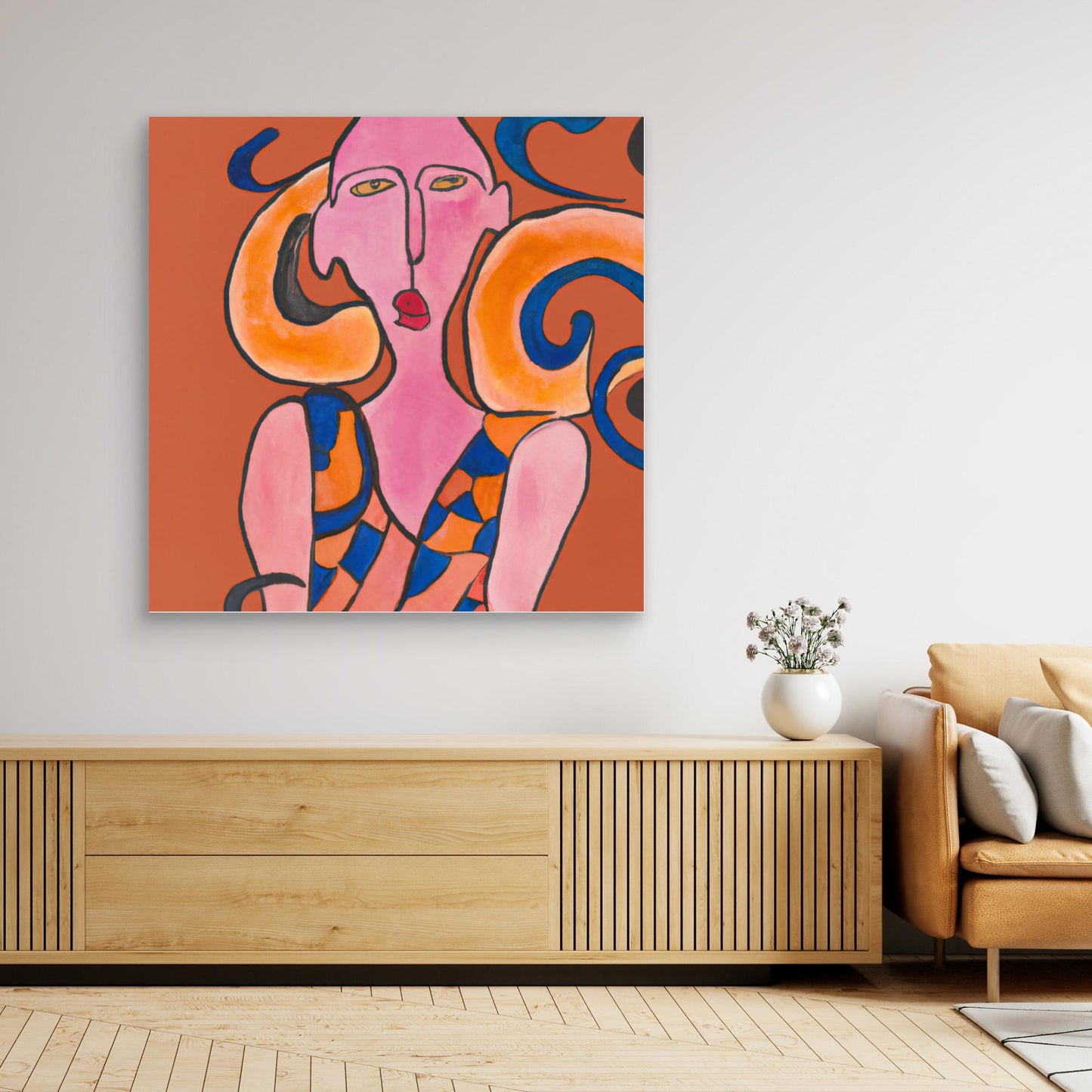 Mask of Mind - Picasso Inspired study in figurative abstraction