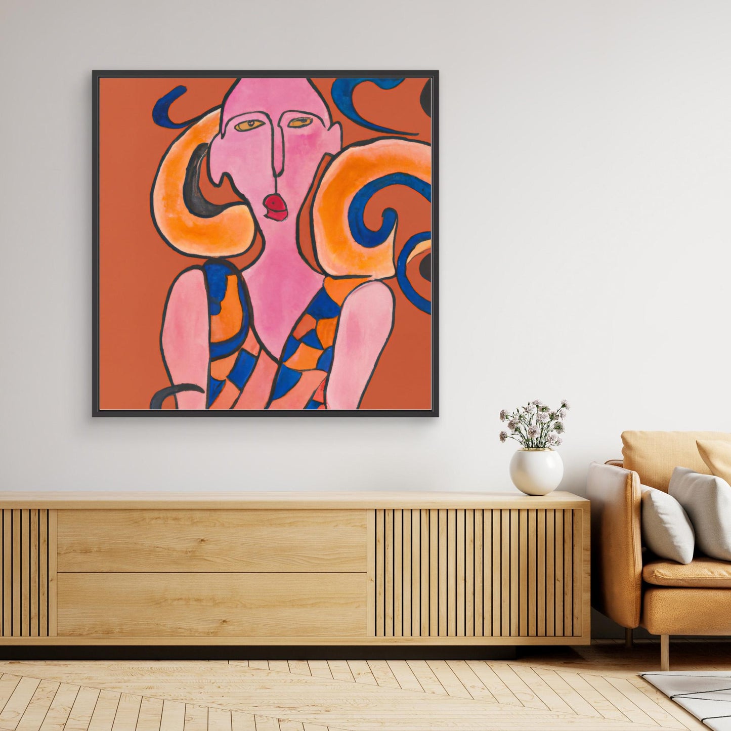 Mask of Mind - Picasso Inspired study in figurative abstraction