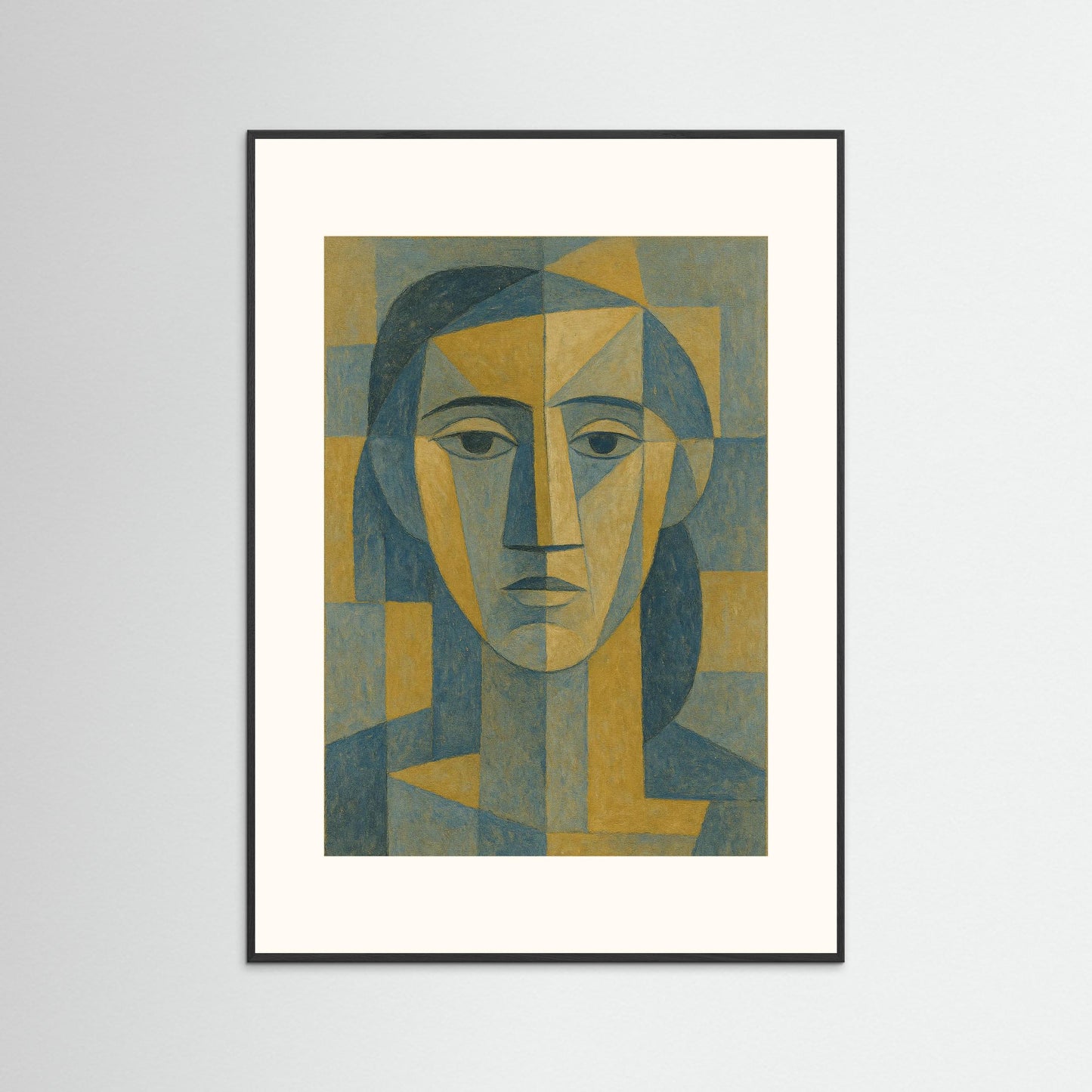 Facet Muse - A Cubist Portrait