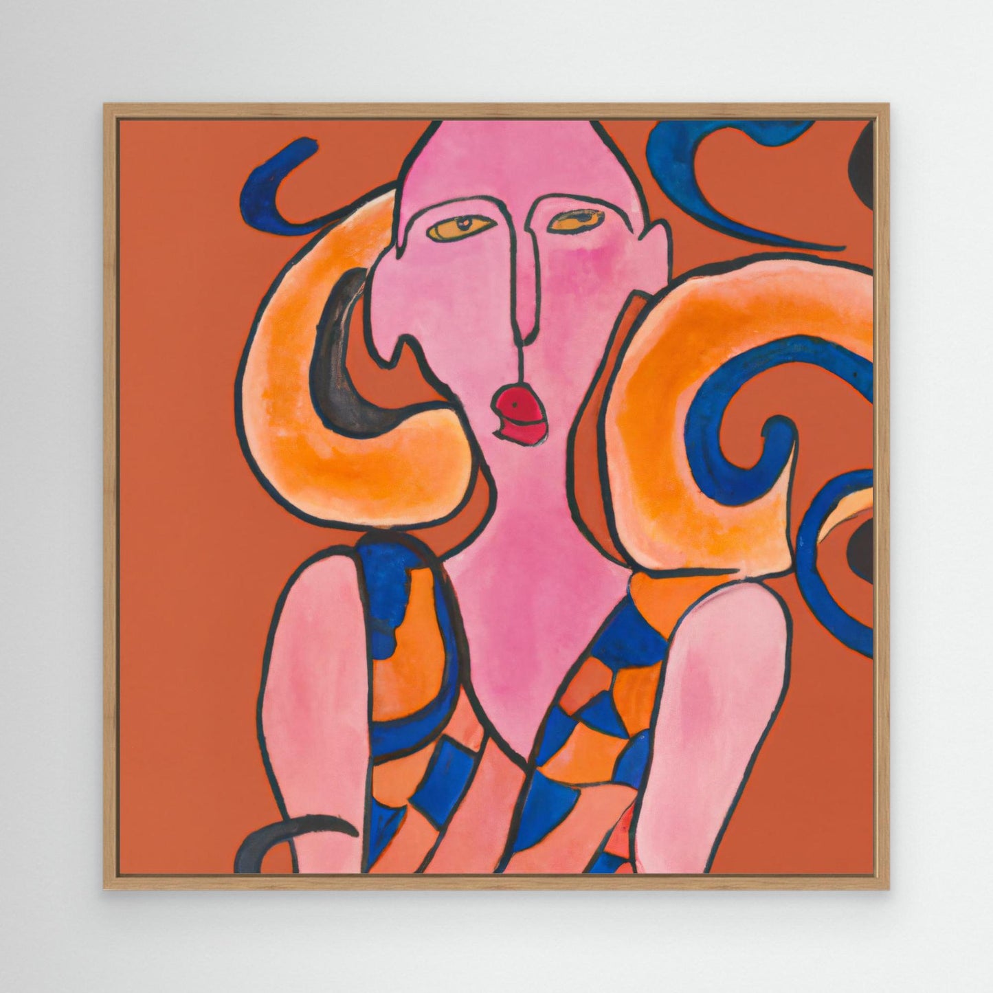 Mask of Mind - Picasso Inspired study in figurative abstraction