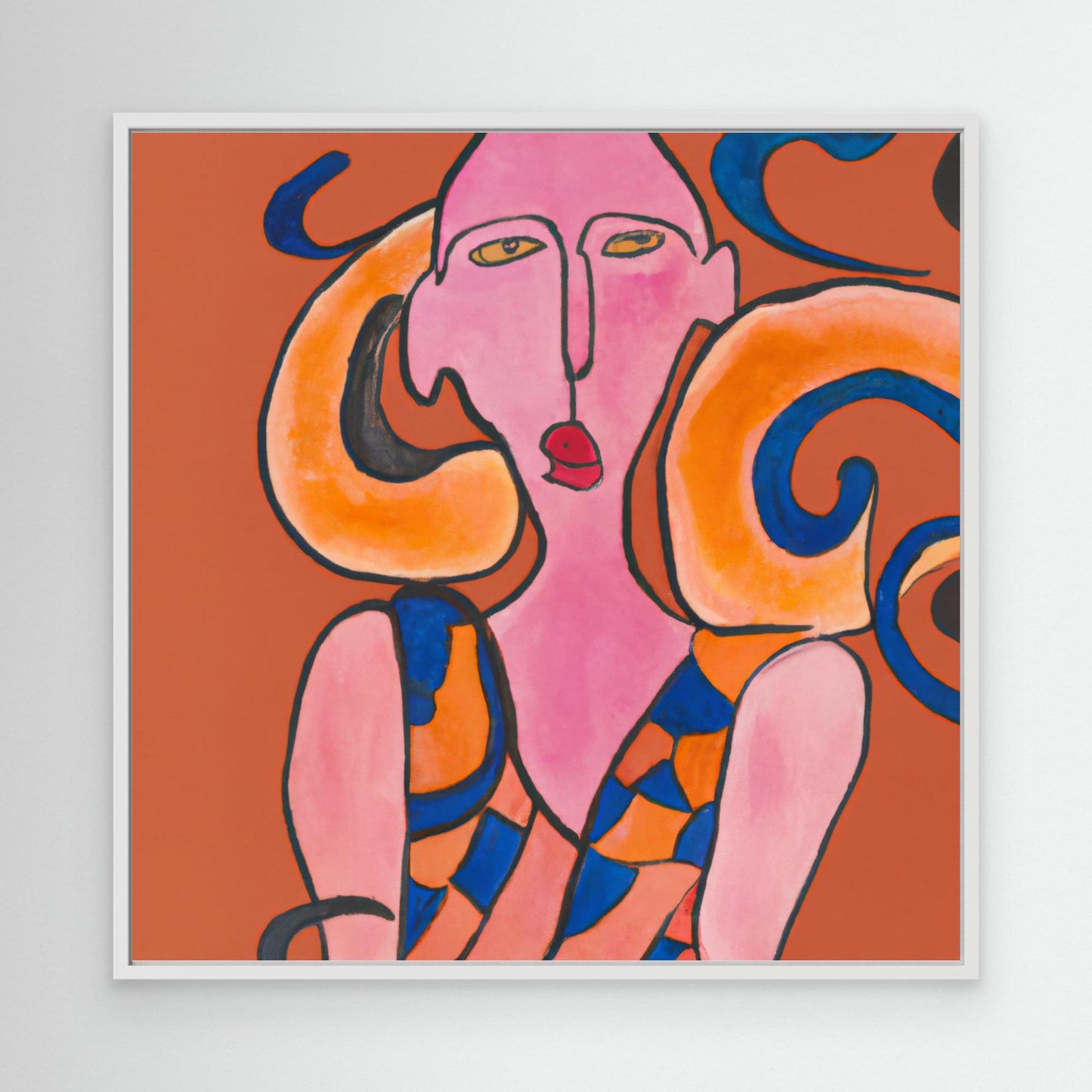 Mask of Mind - Picasso Inspired study in figurative abstraction