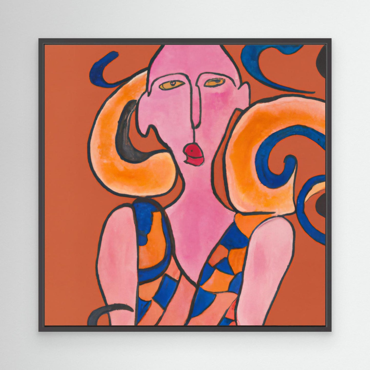 Mask of Mind - Picasso Inspired study in figurative abstraction