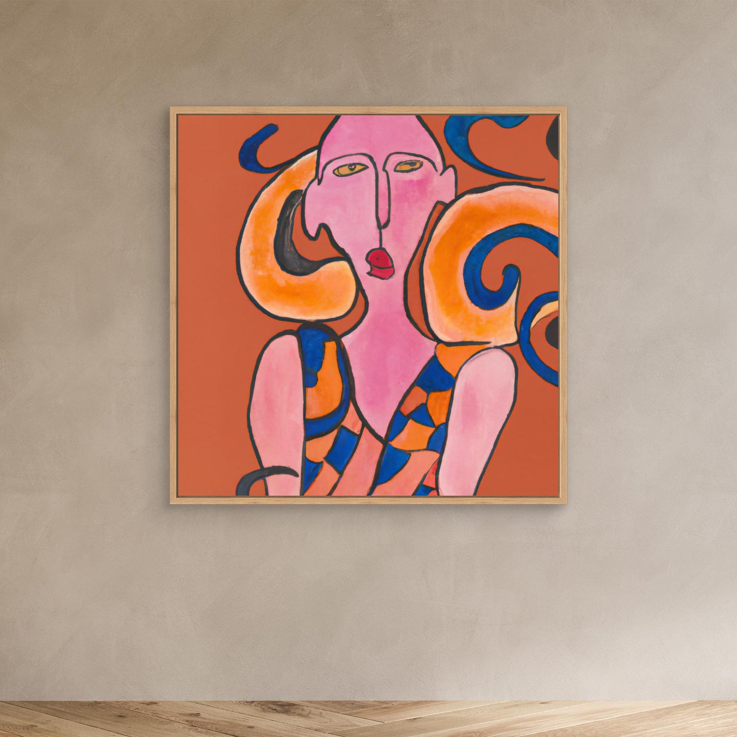 Mask of Mind - Picasso Inspired study in figurative abstraction