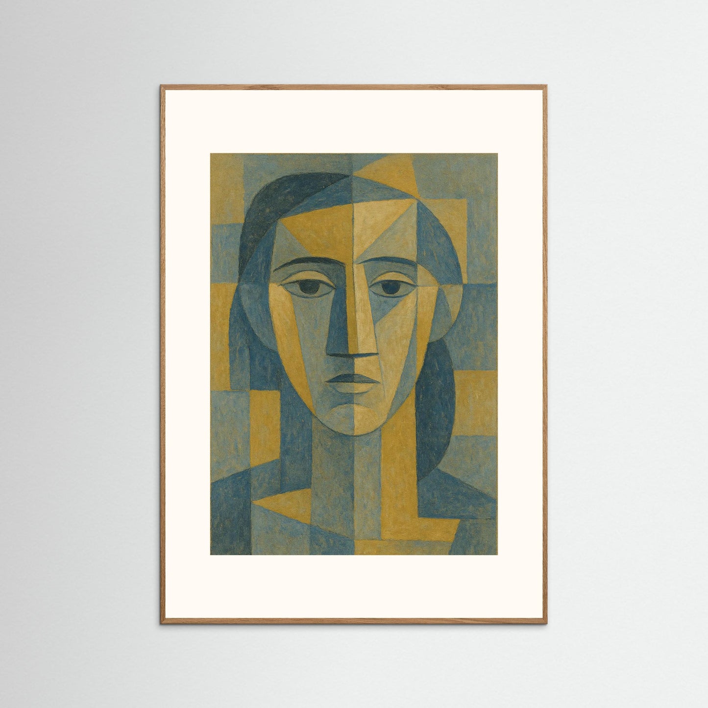 Facet Muse - A Cubist Portrait