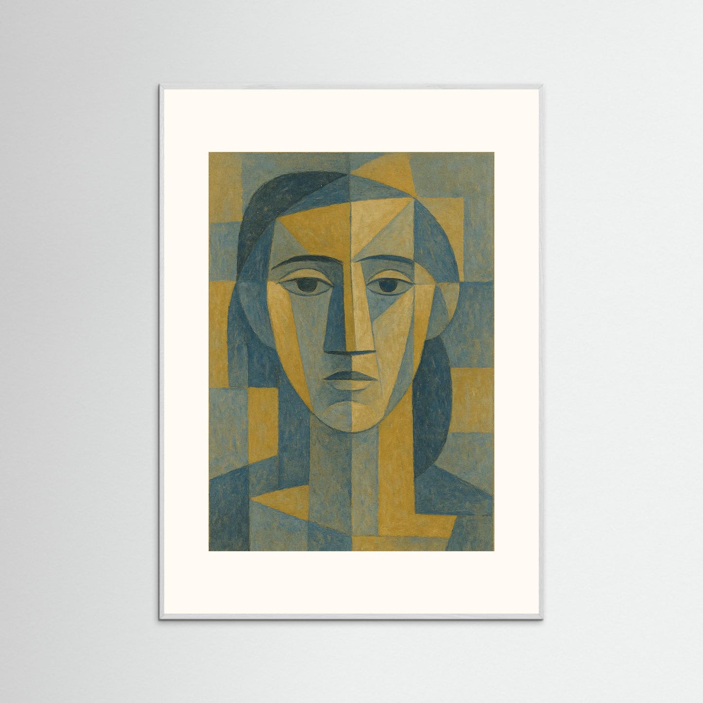 Facet Muse - A Cubist Portrait