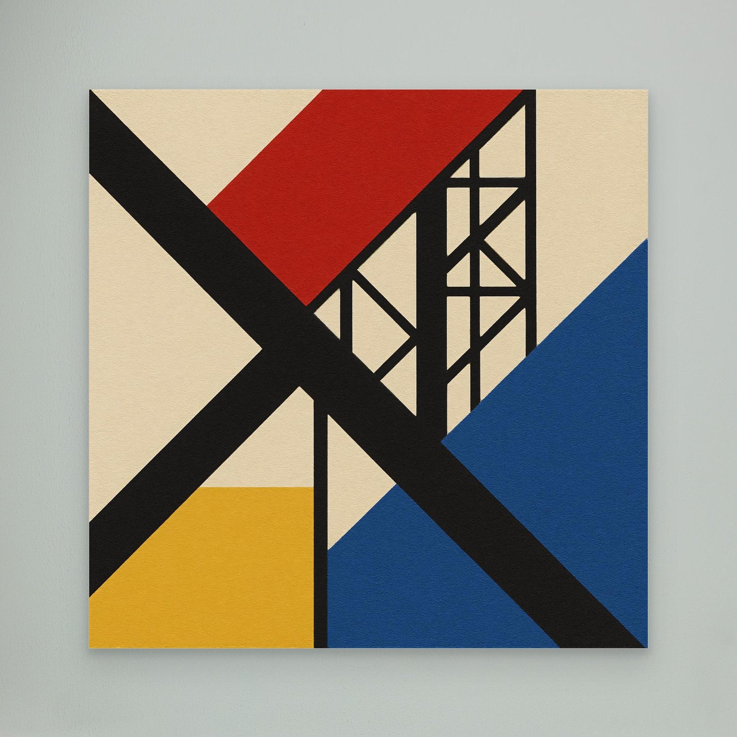 Diagonal Truss - Bauhaus Framework Study