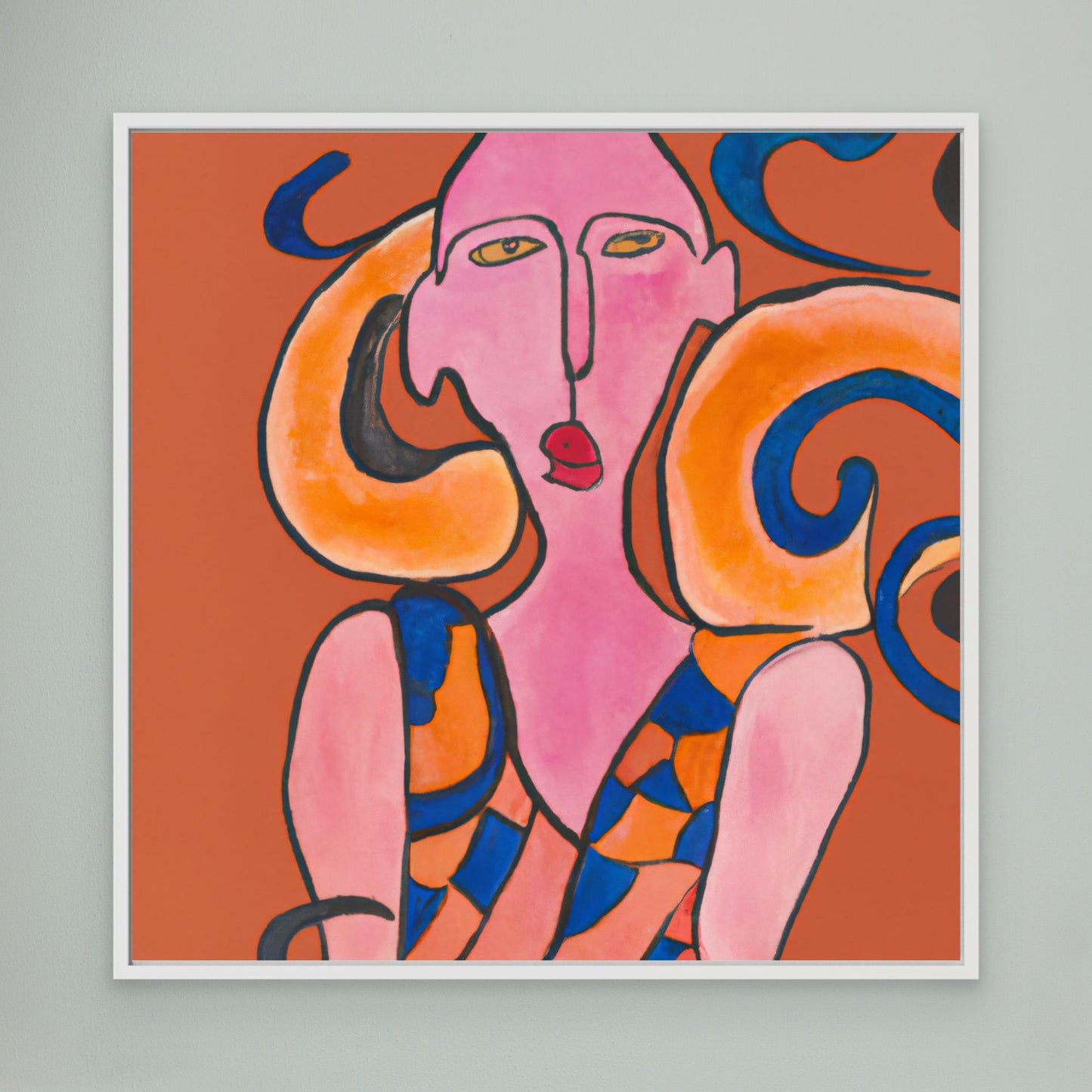 Mask of Mind - Picasso Inspired study in figurative abstraction