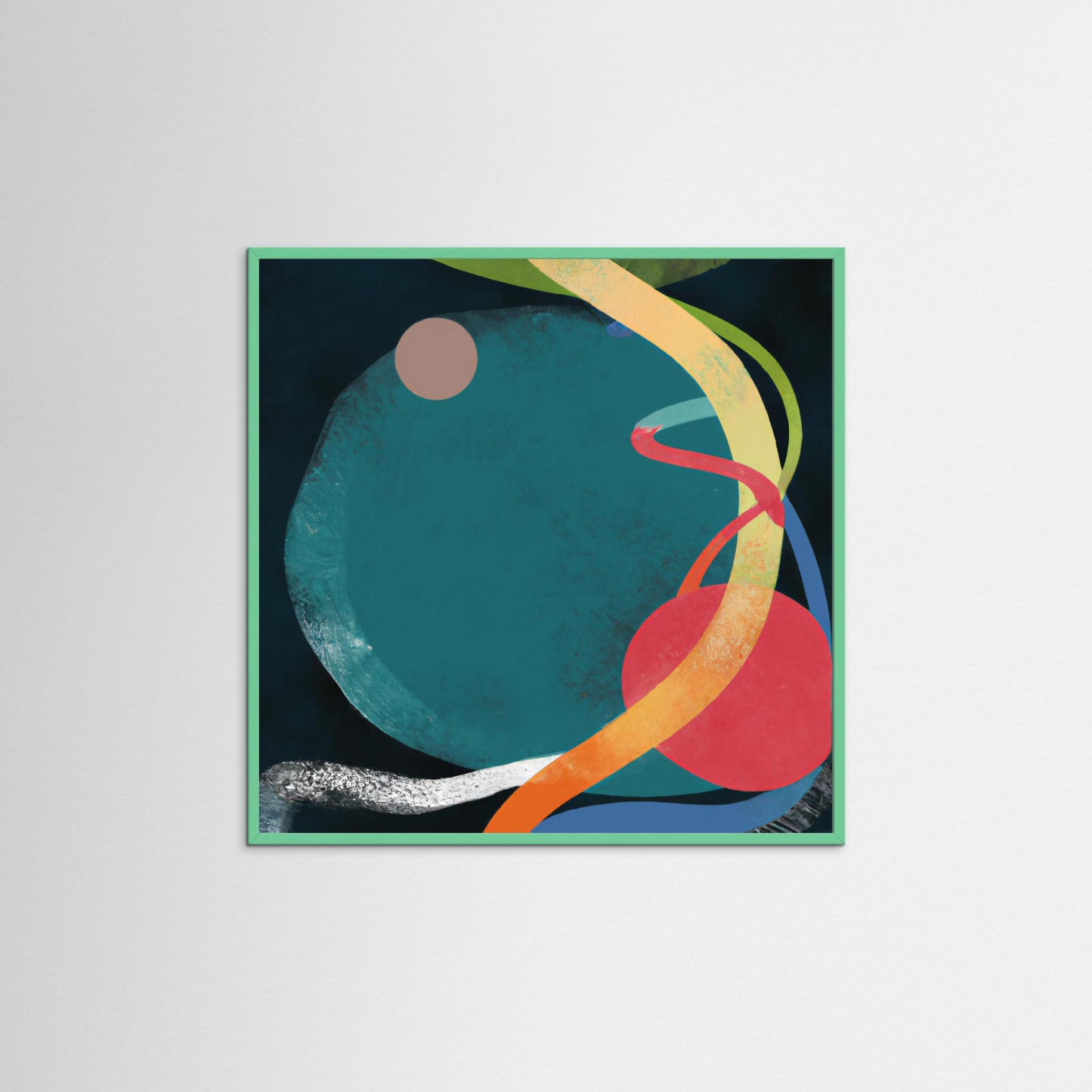 Cosmic Flares - General Study in Geometric Abstraction - Bold and Refined
