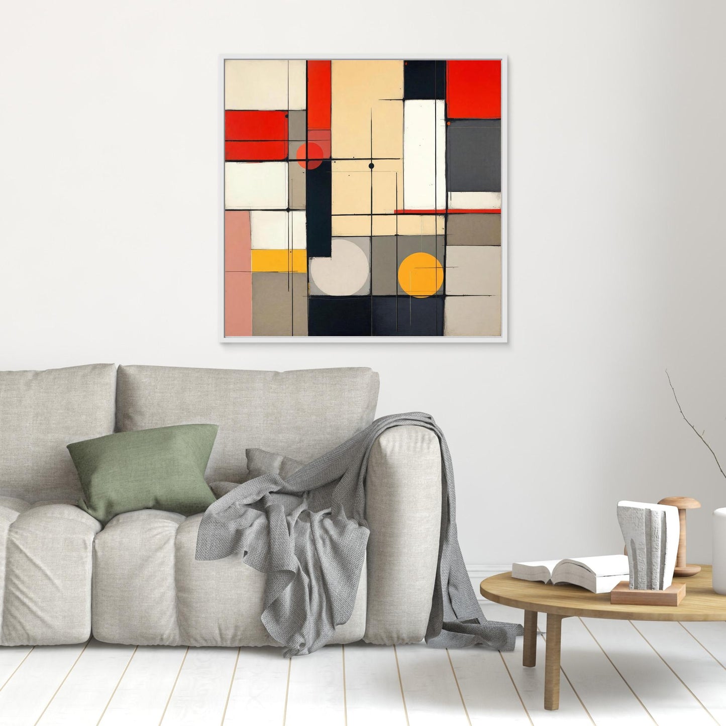Metro Grid - Constructivist Geometry Art Print