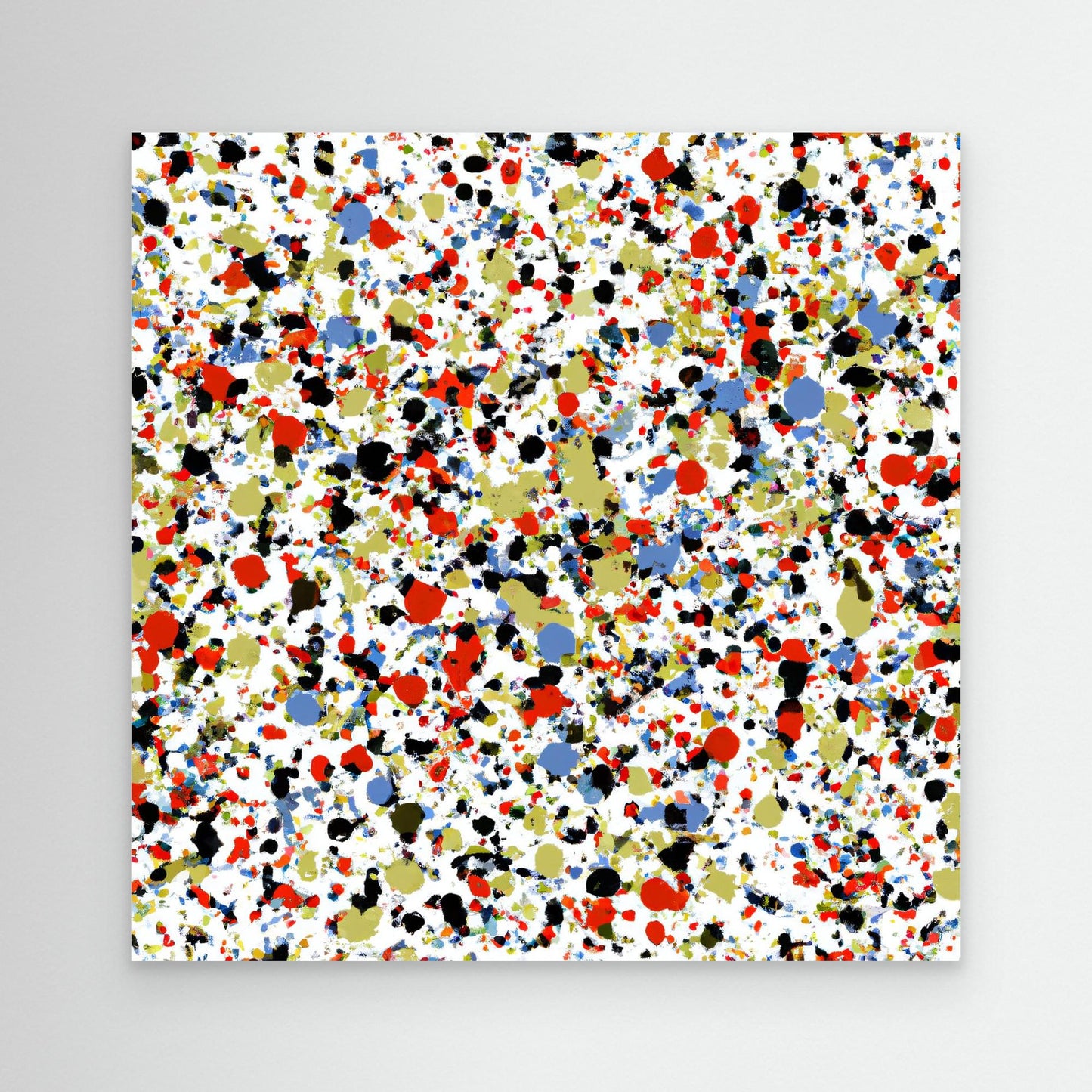 Kinetic Constellation - Action Drip Abstract Art Print