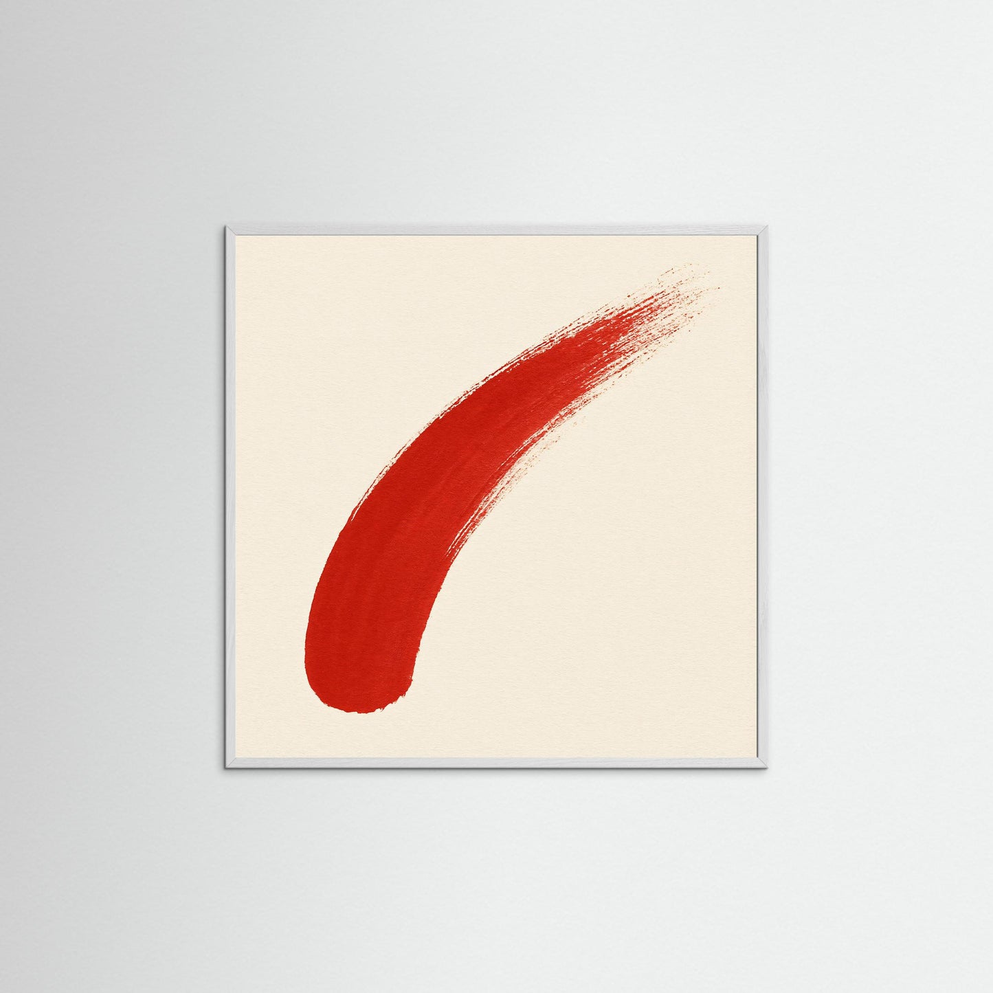 Red Gesture - The purity of minimalist abstraction