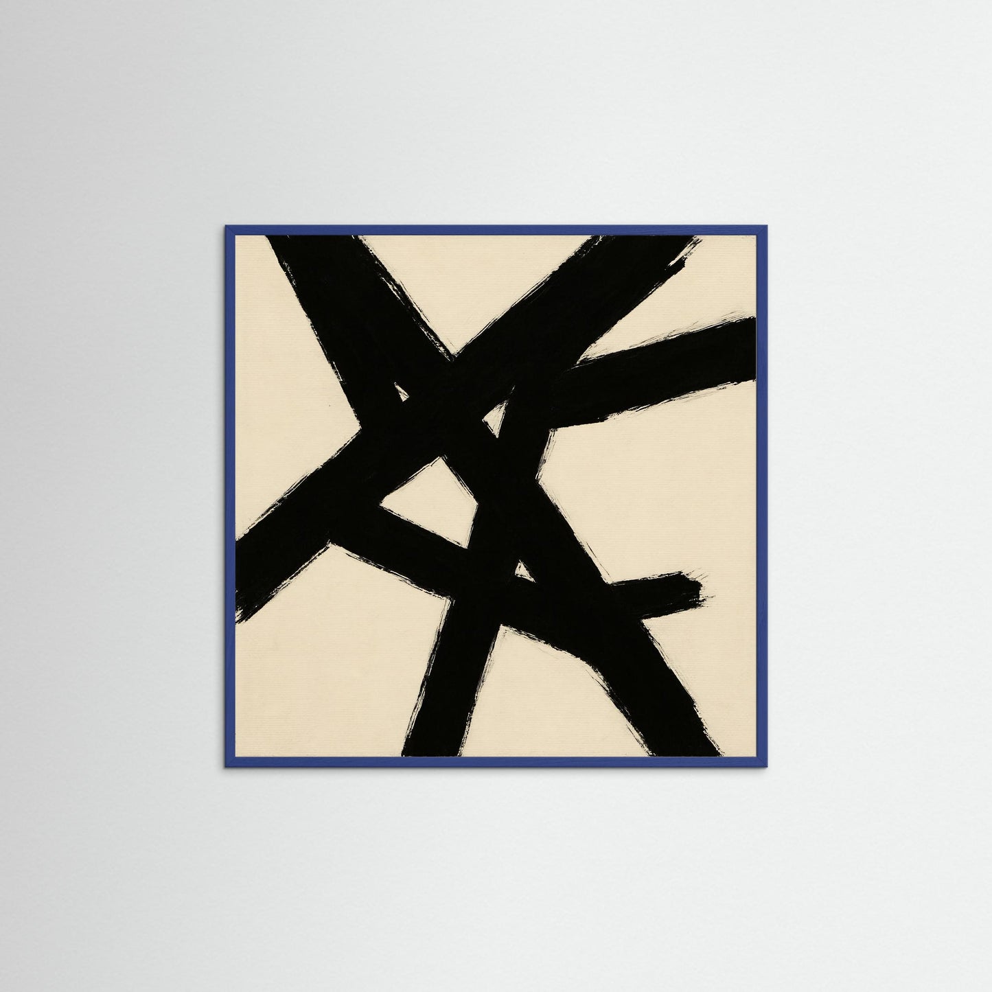 Intersecting Forces - Abstract Expressionism, Minimal Gestural Abstraction Art Print