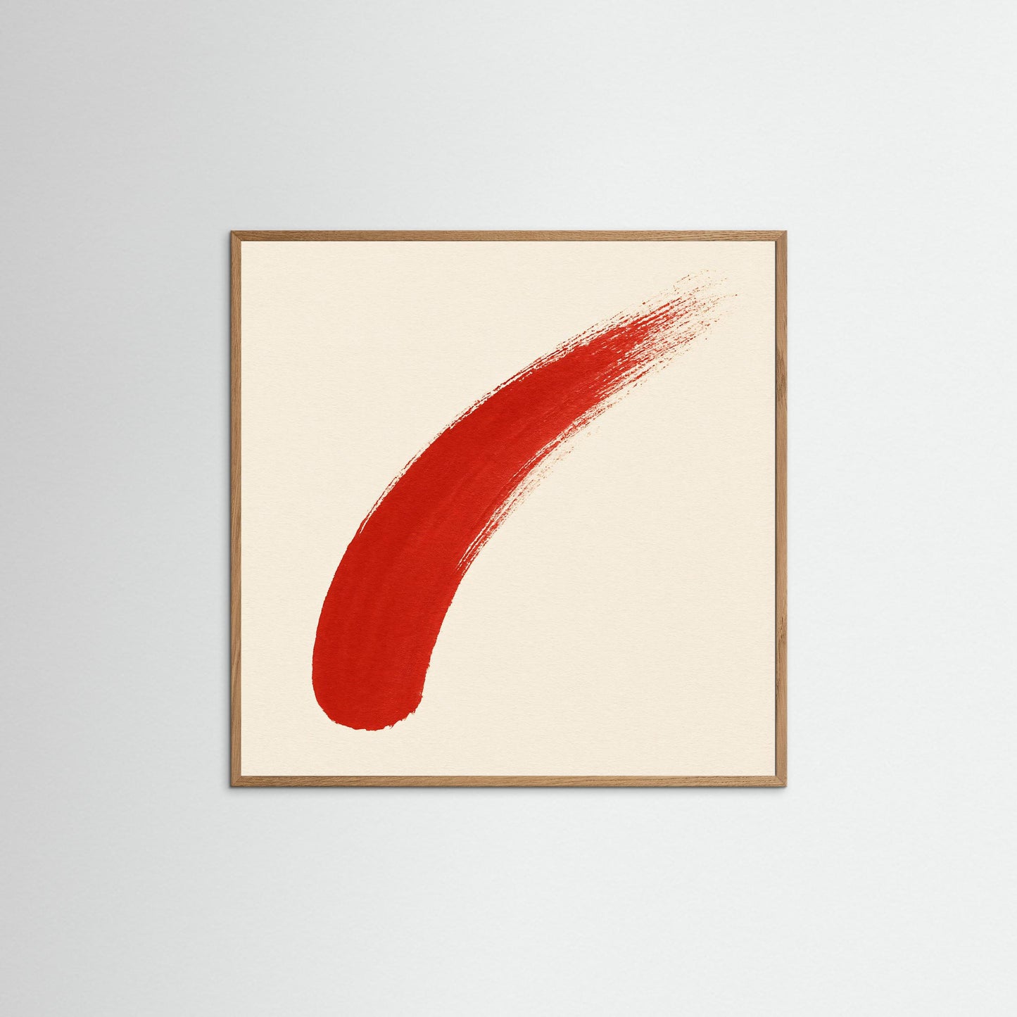 Red Gesture - The purity of minimalist abstraction