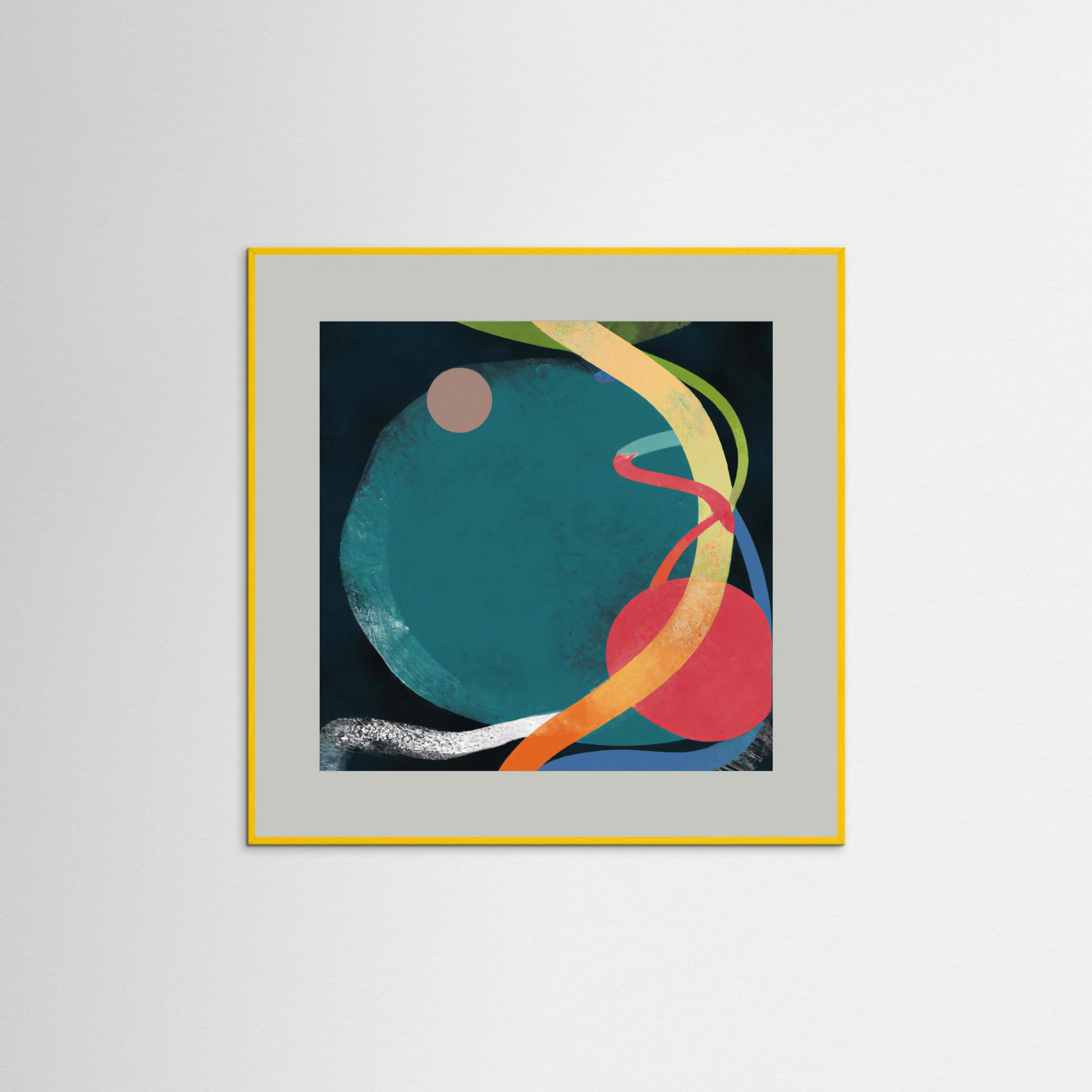 Cosmic Flares - General Study in Geometric Abstraction - Bold and Refined