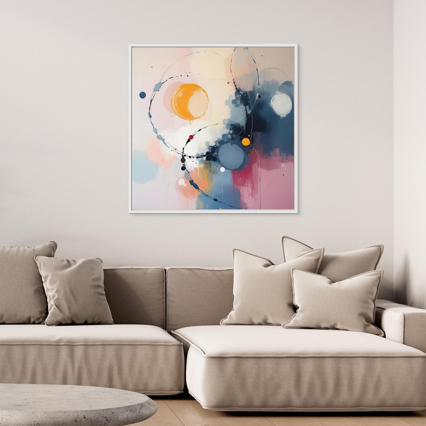 Orbital Lines - Lyrical/Gestural Abstraction Art Print