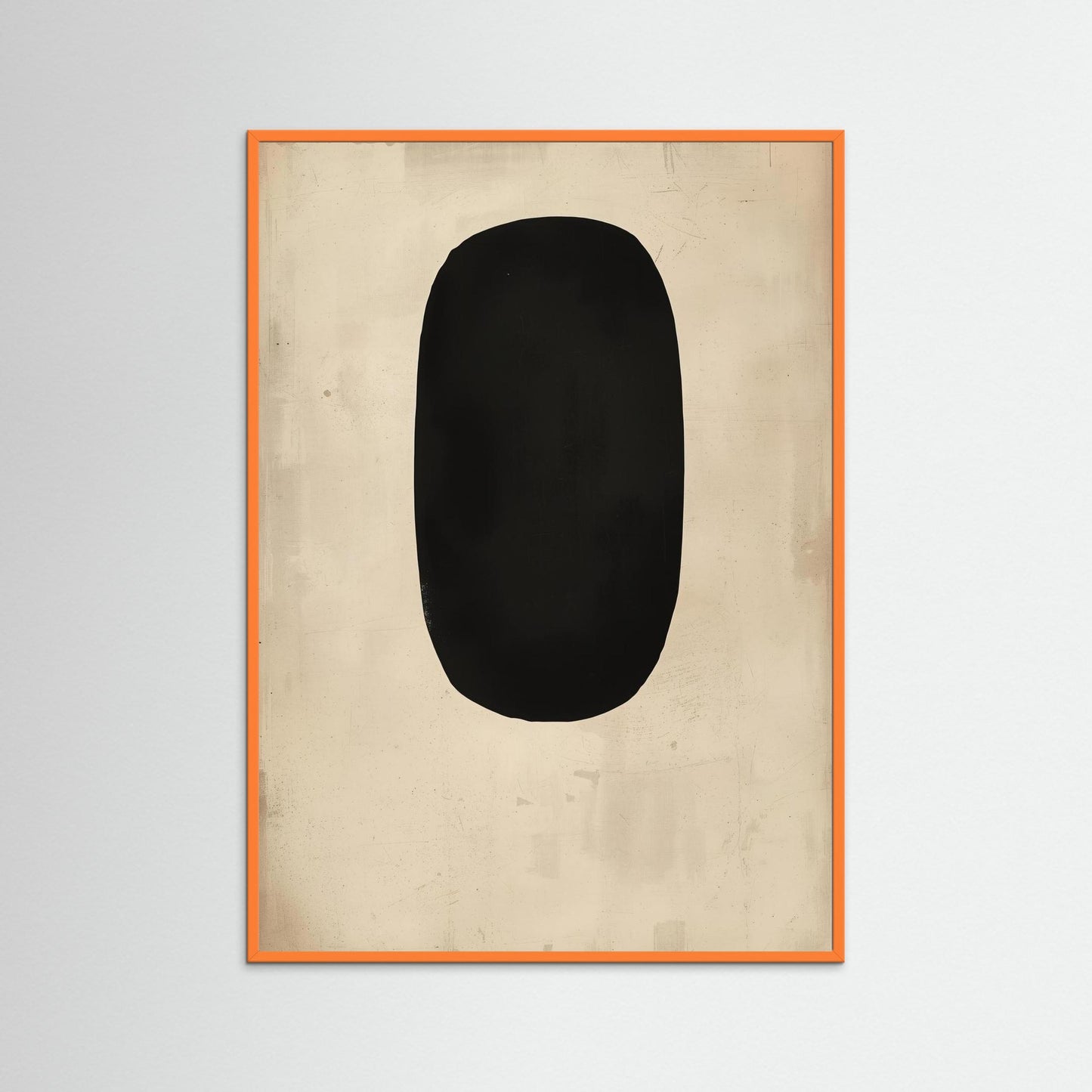 Obsidian Silence - Fine Art Print featuring a meditative exploration of form, stillness, and presence within emptiness
