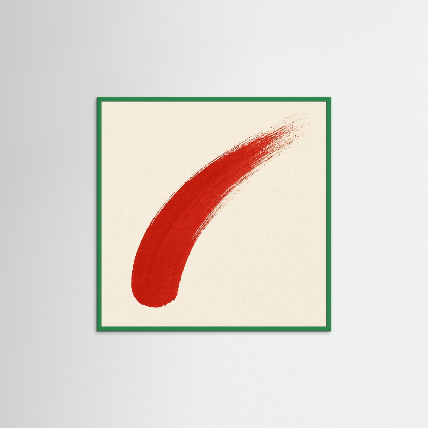 Red Gesture - The purity of minimalist abstraction