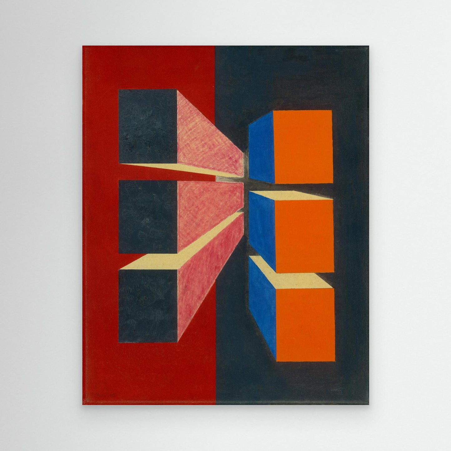 Cubi in Movimento - Geometric Abstraction mood with cubist explorations flair