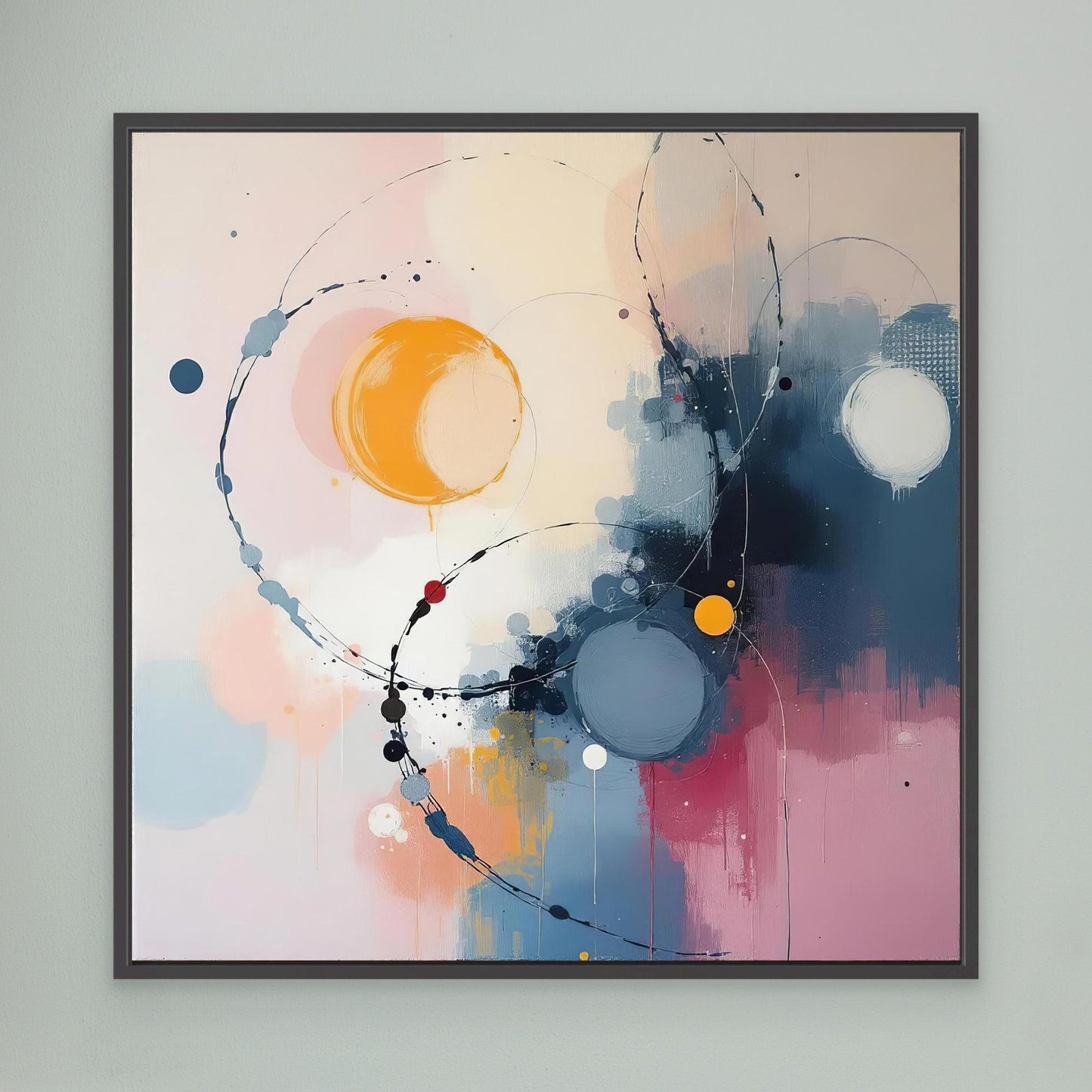 Orbital Lines - Lyrical/Gestural Abstraction Art Print